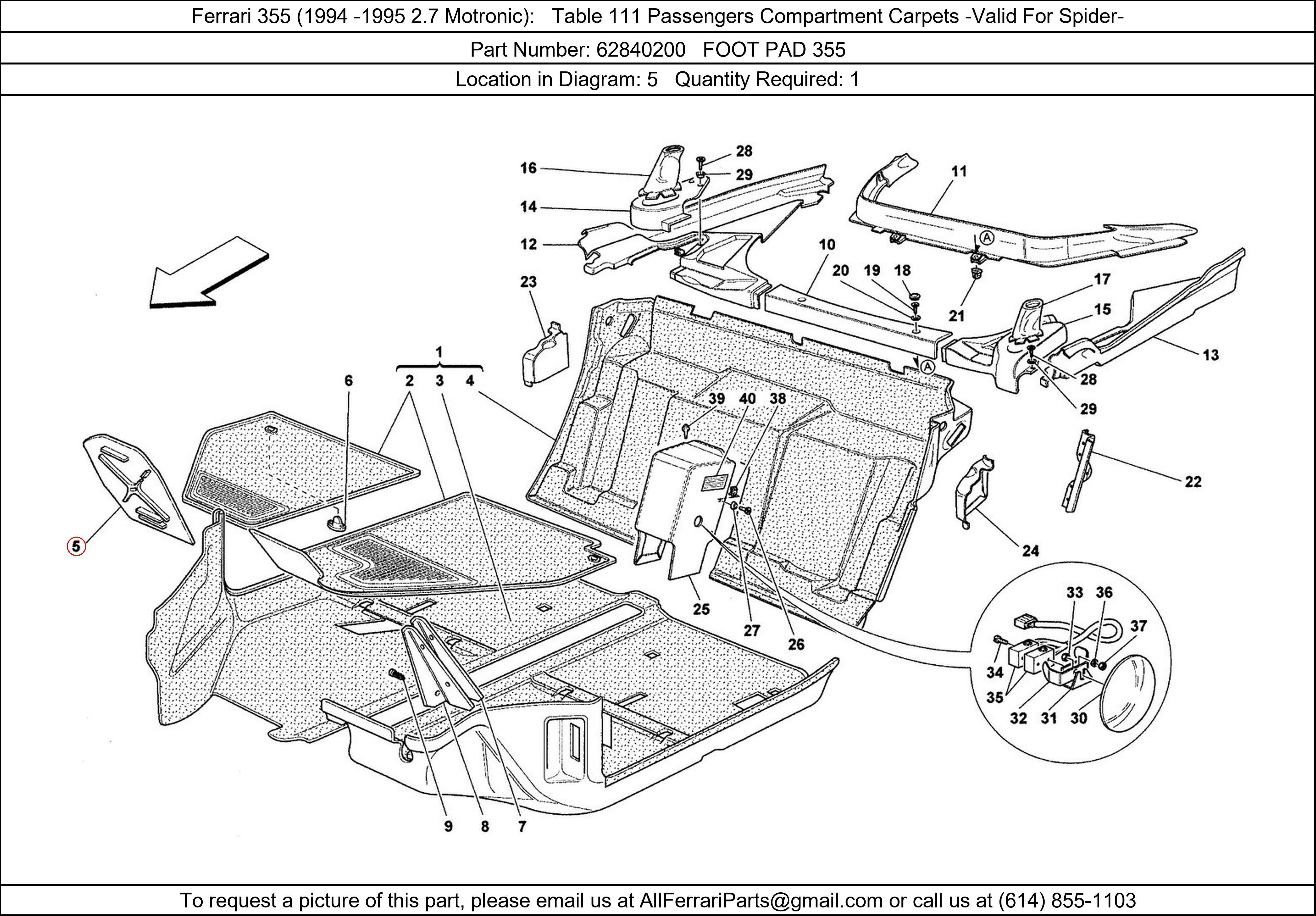 Ferrari Part 62840200