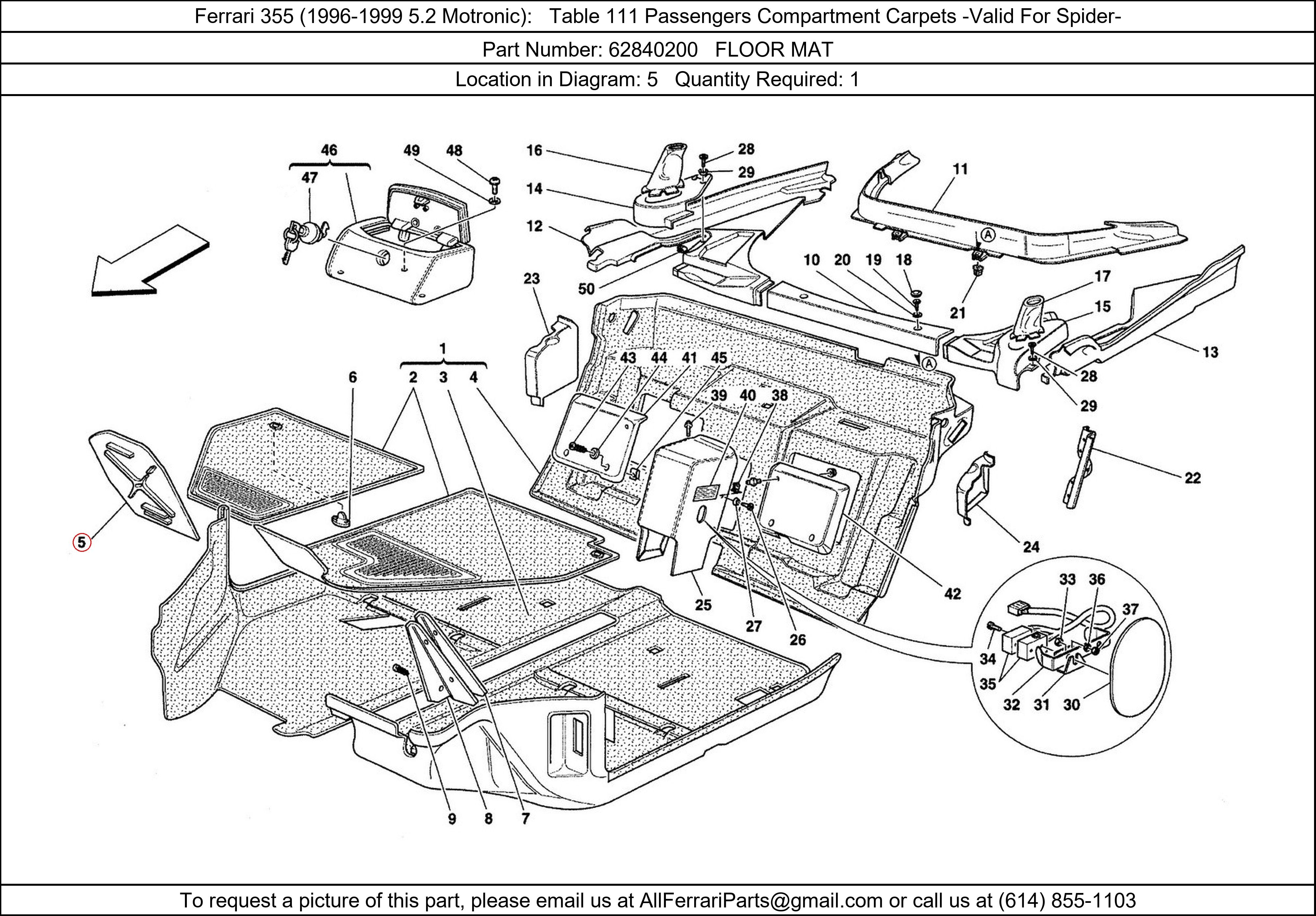 Ferrari Part 62840200