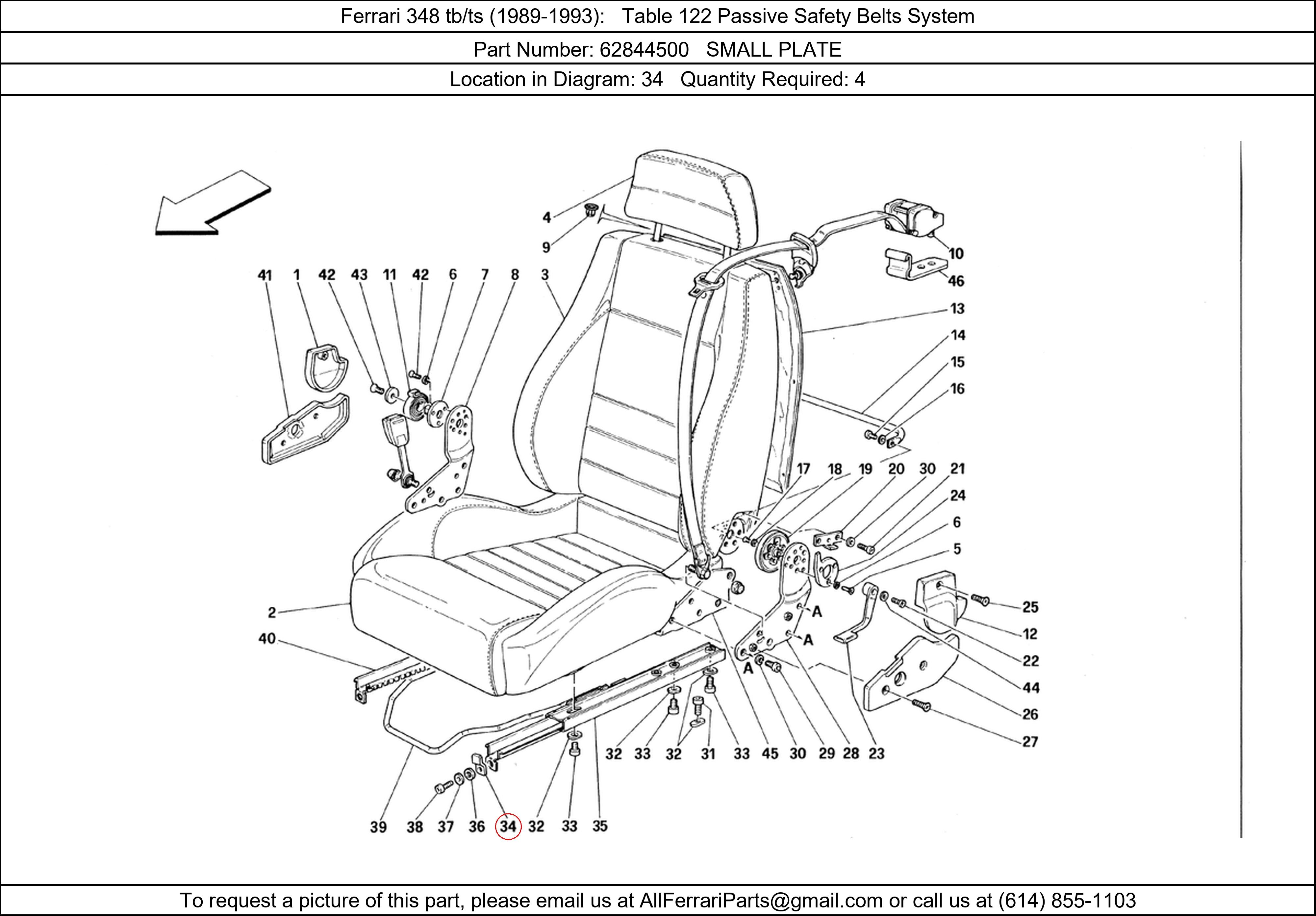 Ferrari Part 62844500