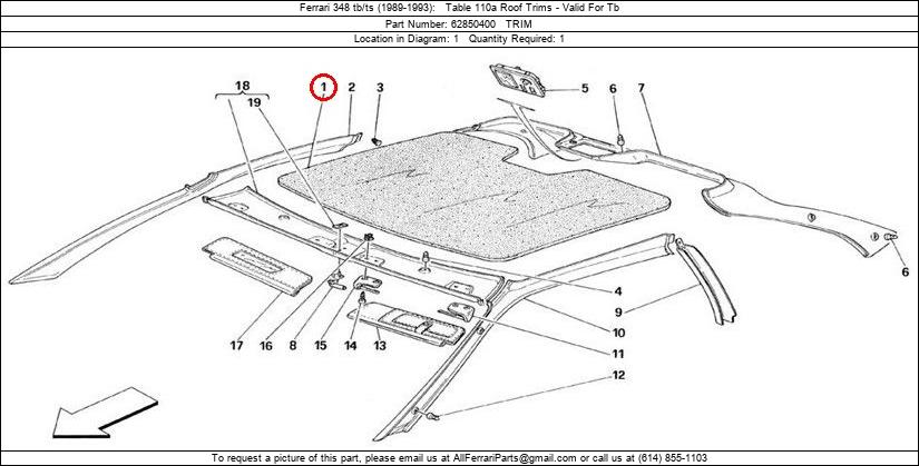 Ferrari Part 62850400