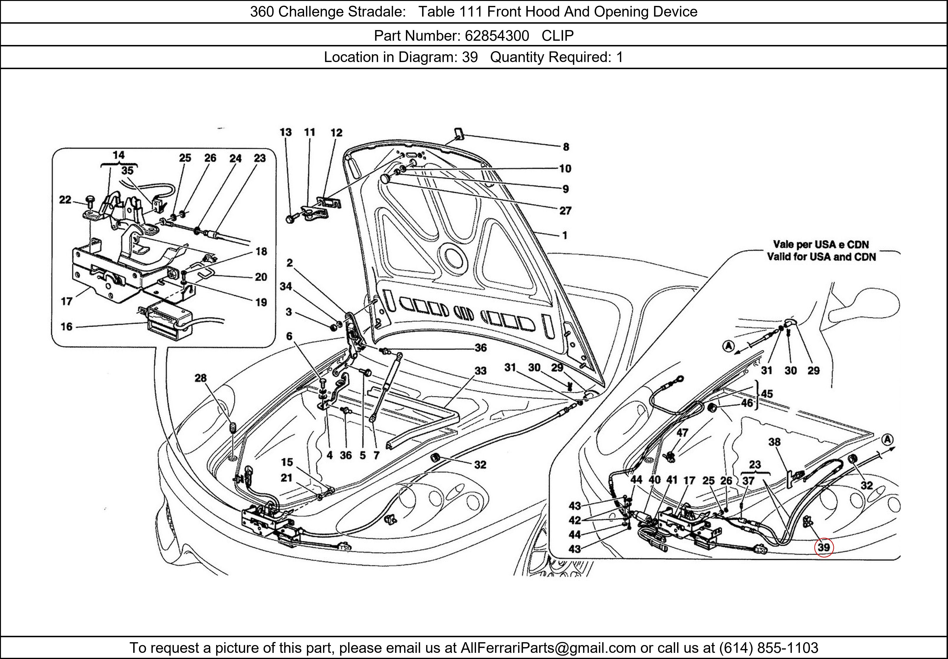 Ferrari Part 62854300