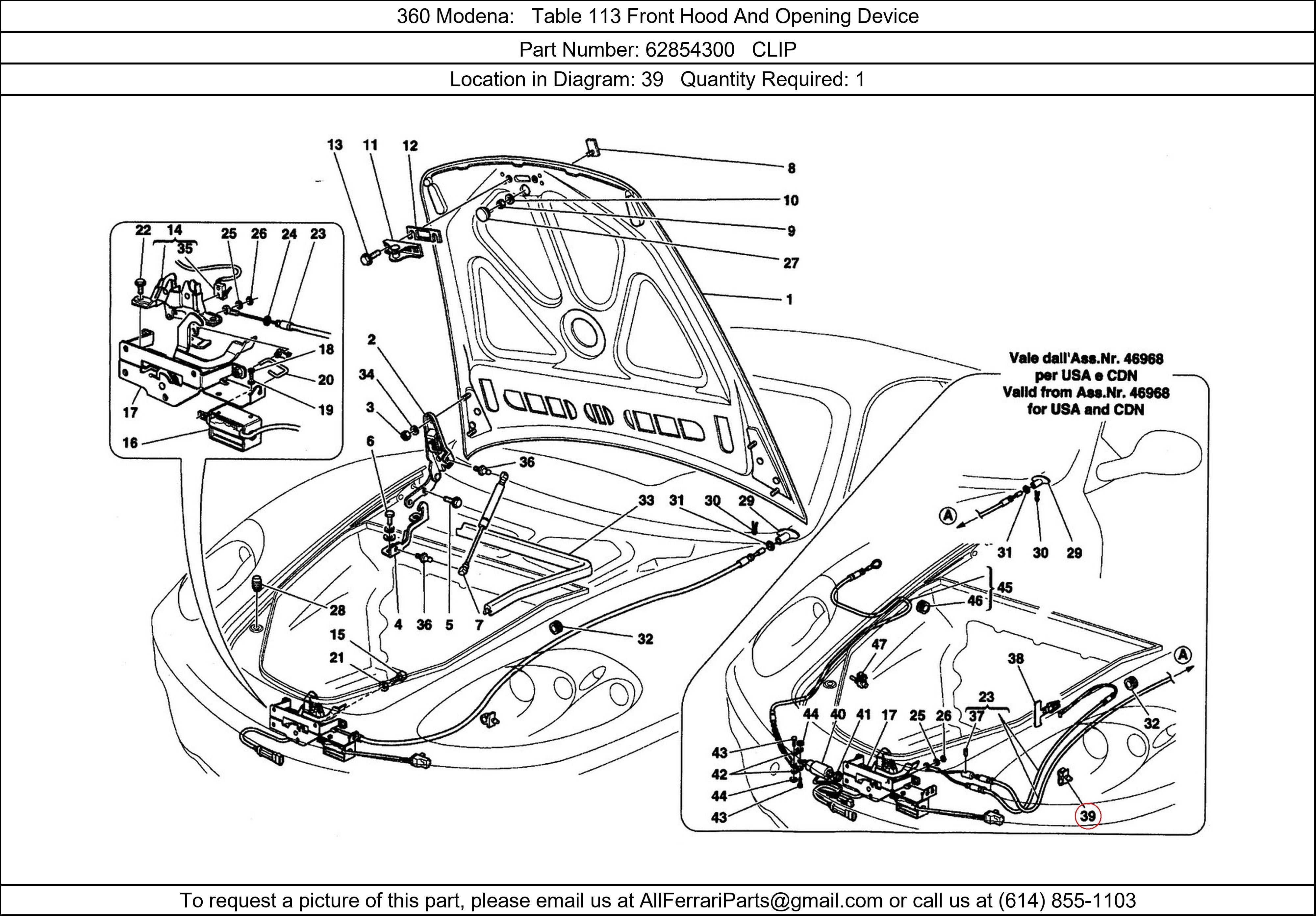 Ferrari Part 62854300