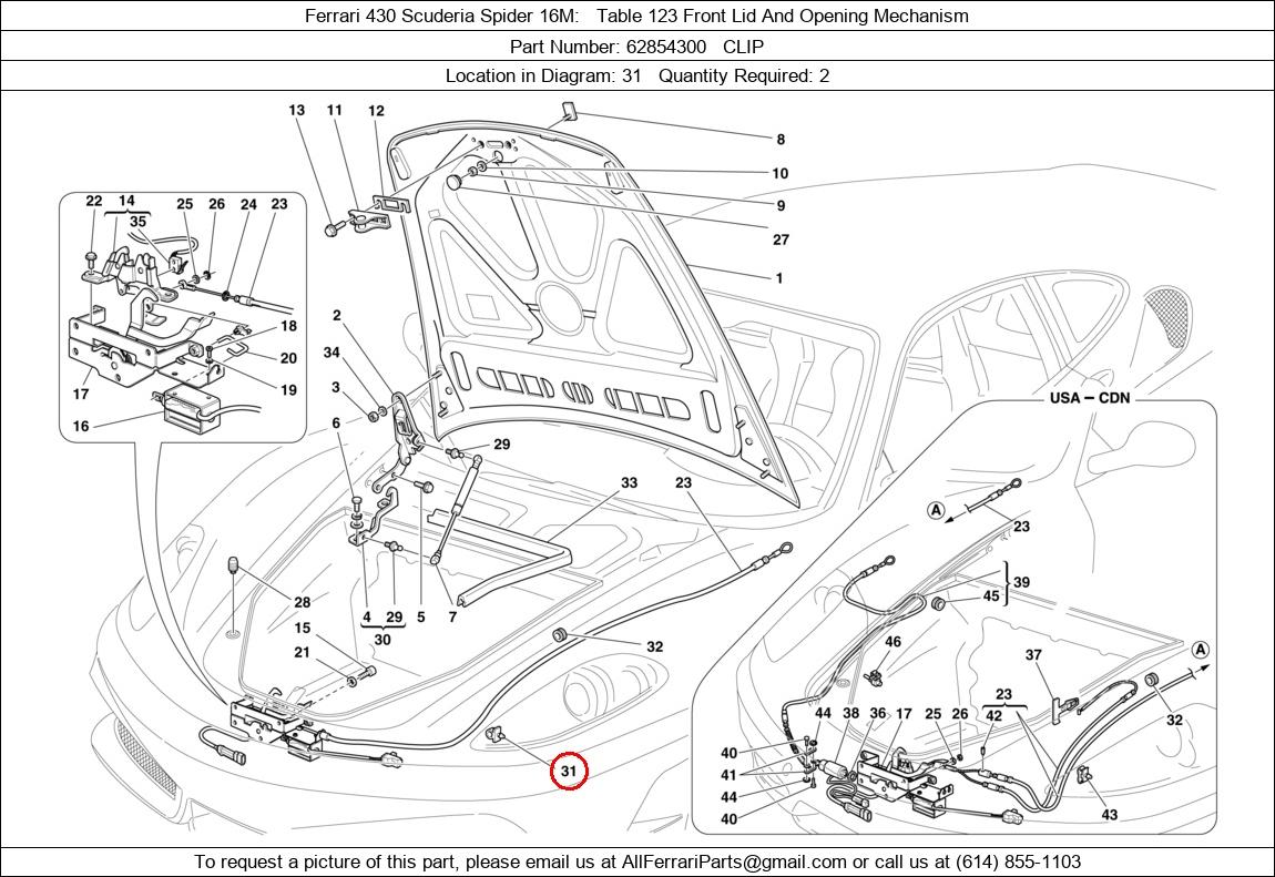 Ferrari Part 62854300