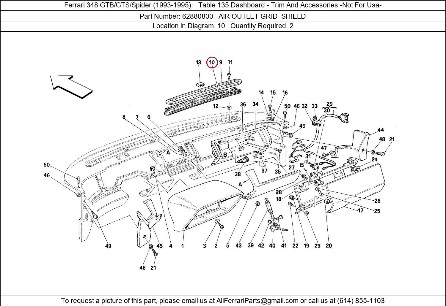 Ferrari Part 62880800