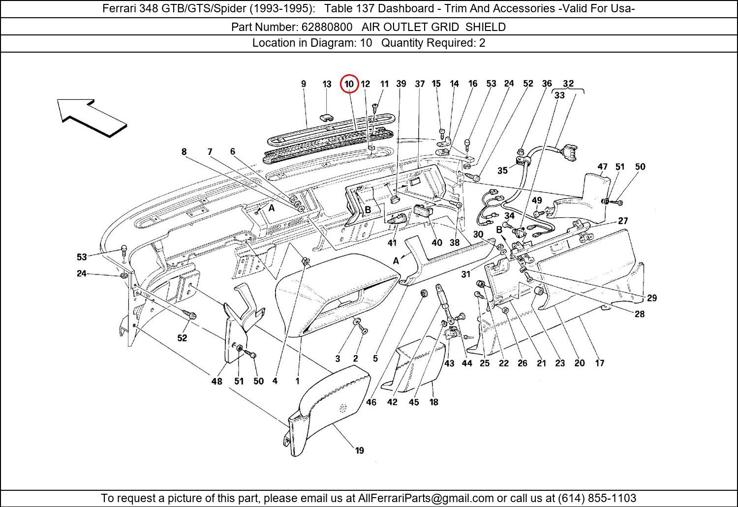 Ferrari Part 62880800