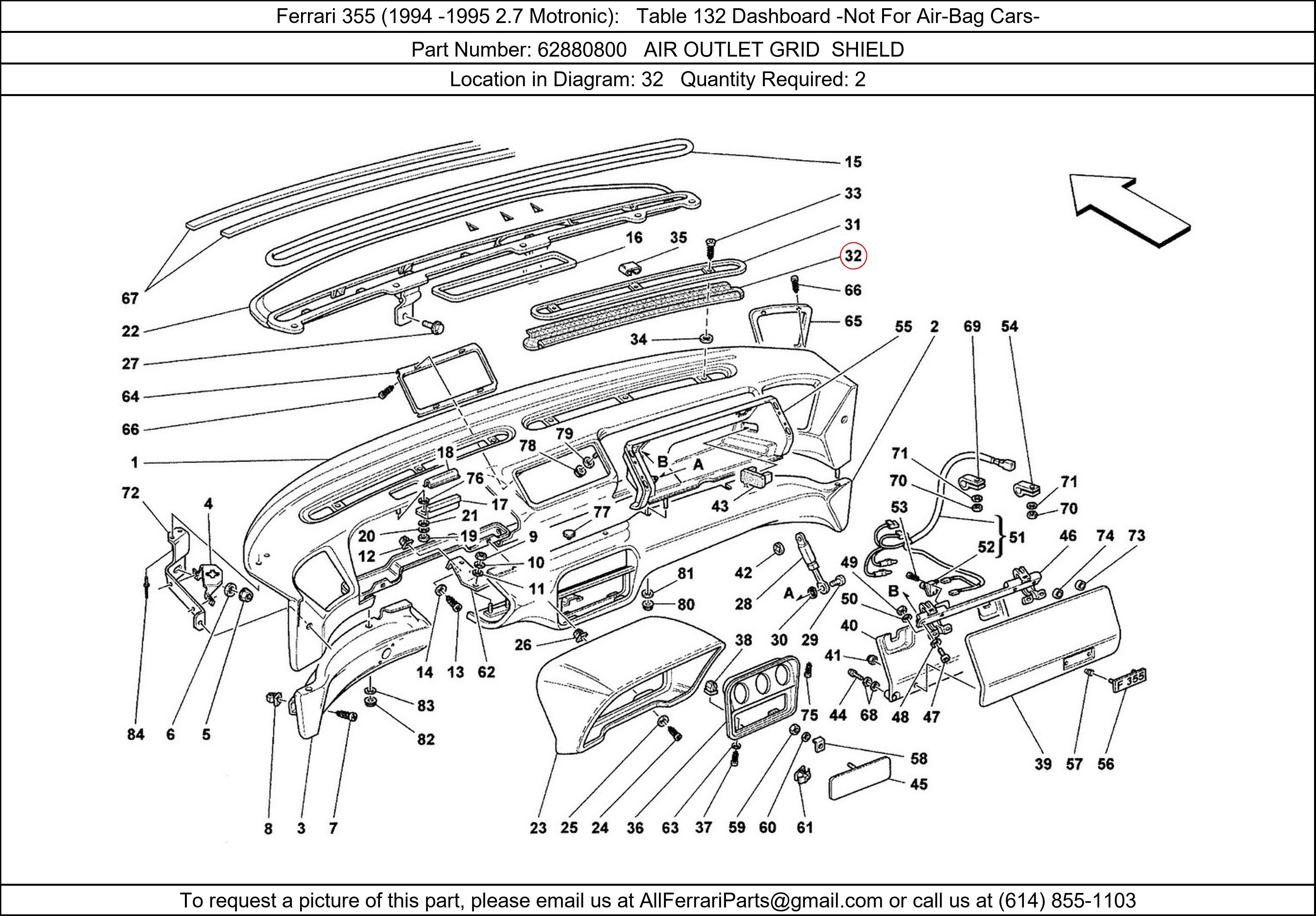 Ferrari Part 62880800