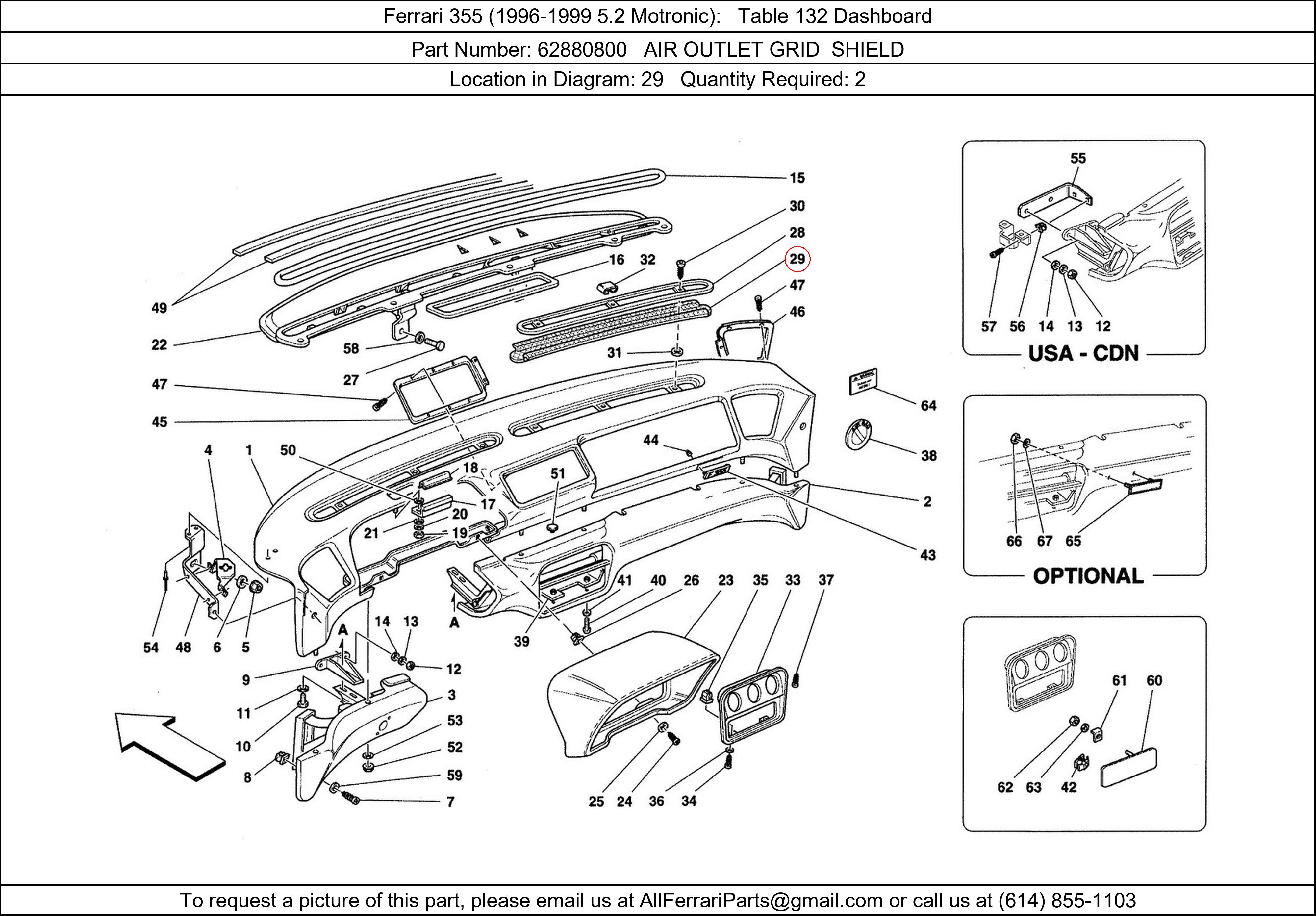 Ferrari Part 62880800