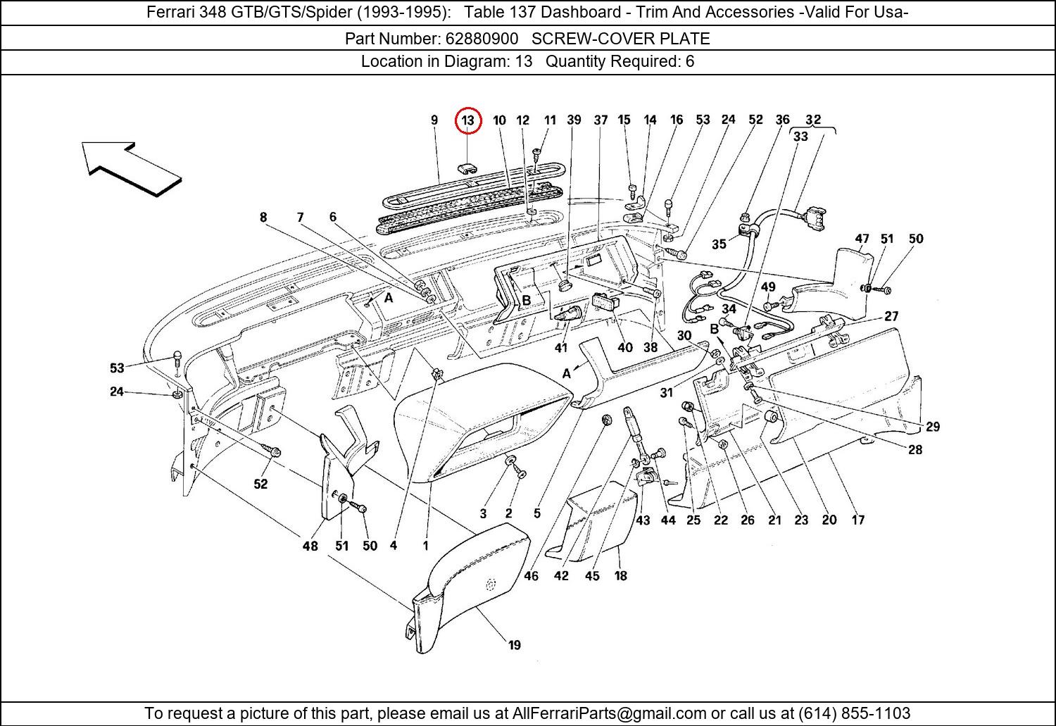 Ferrari Part 62880900