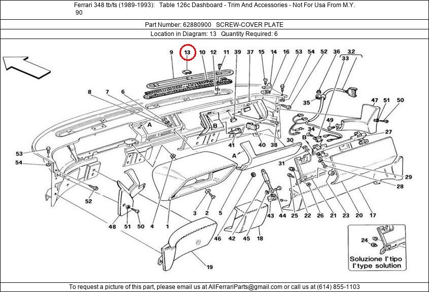 Ferrari Part 62880900