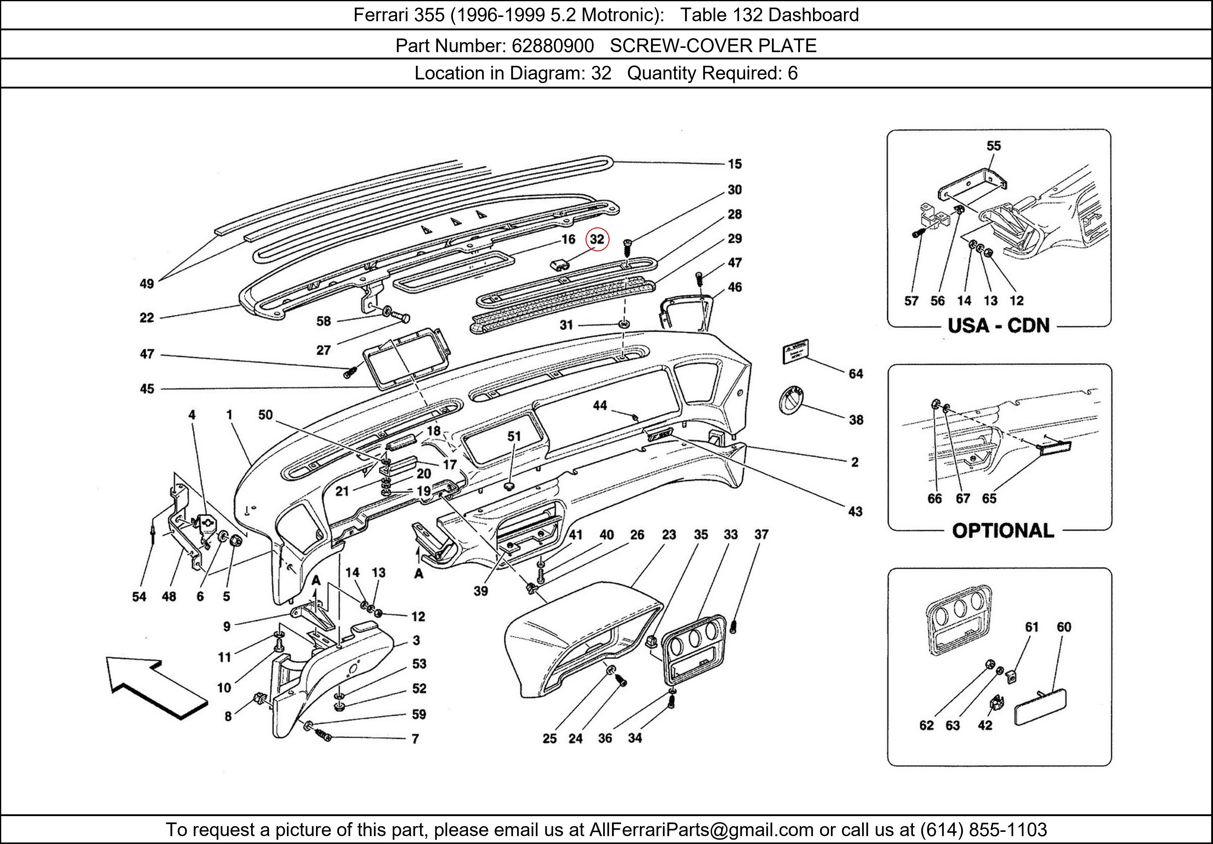 Ferrari Part 62880900