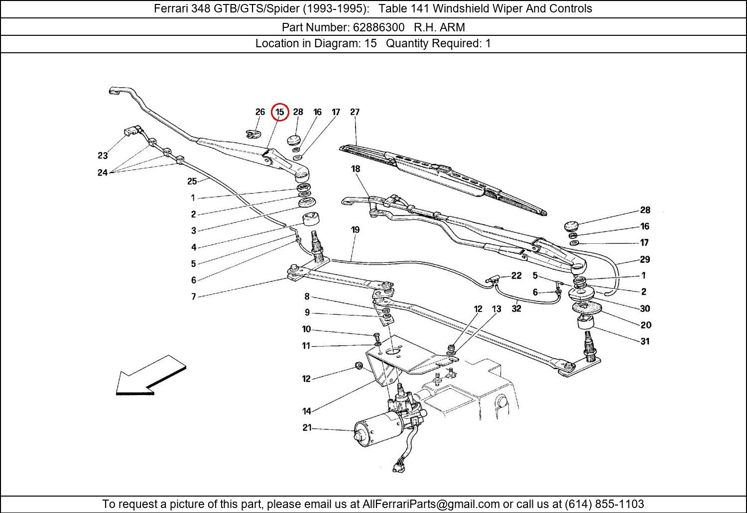 Ferrari Part 62886300