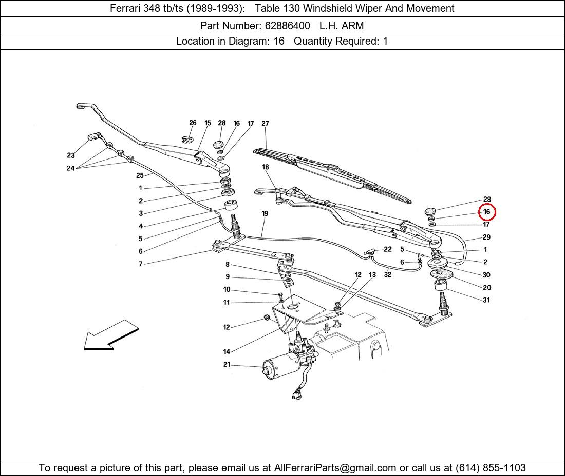 Ferrari Part 62886400