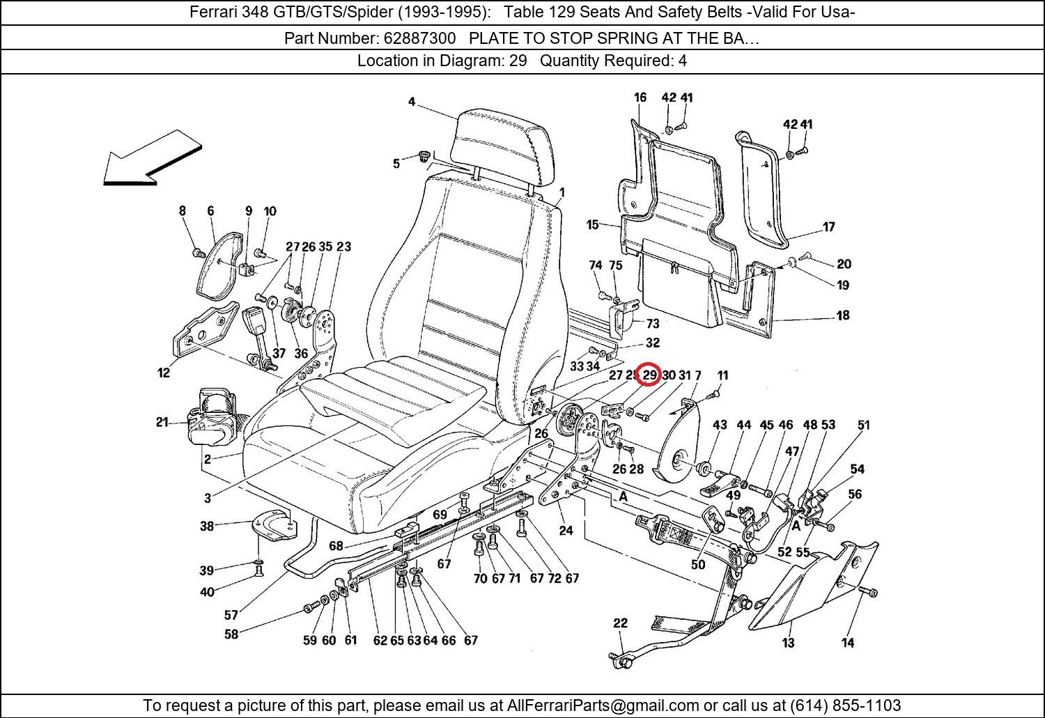 Ferrari Part 62887300