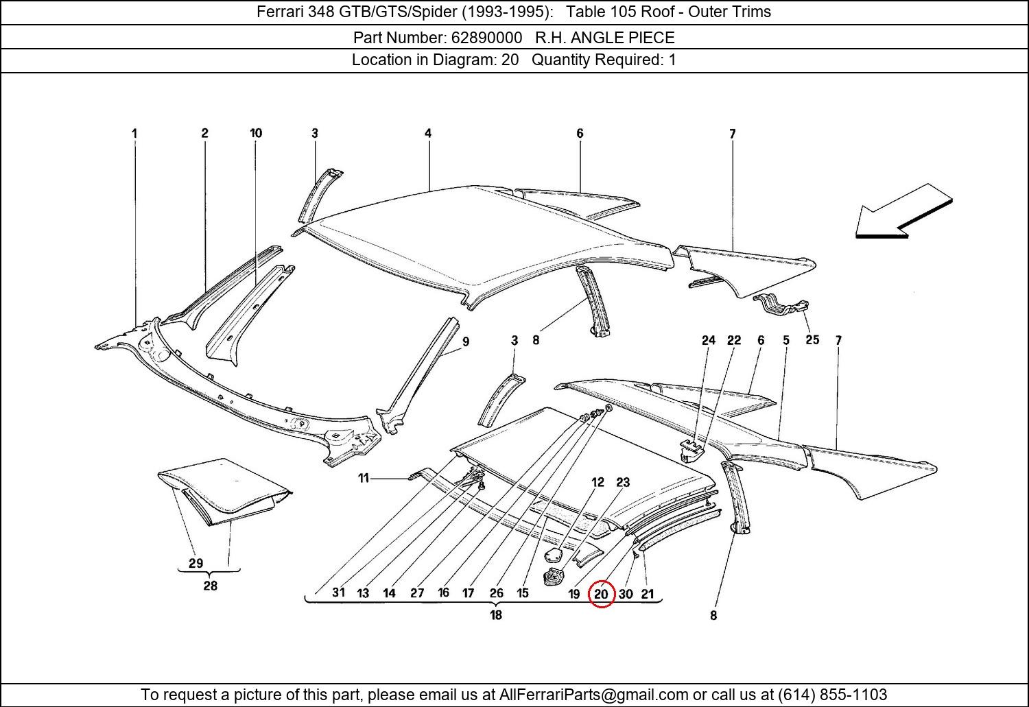 Ferrari Part 62890000