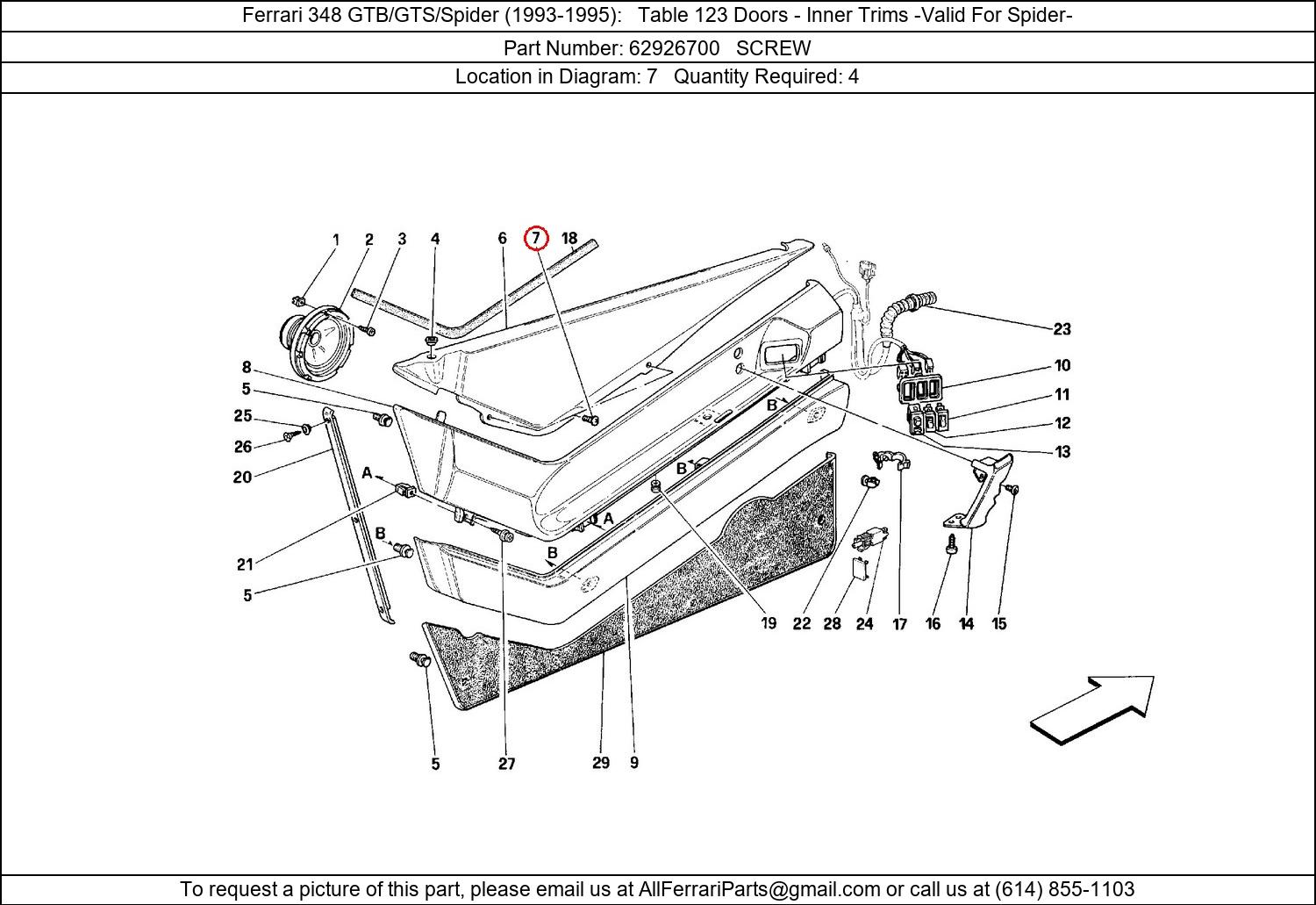 Ferrari Part 62926700