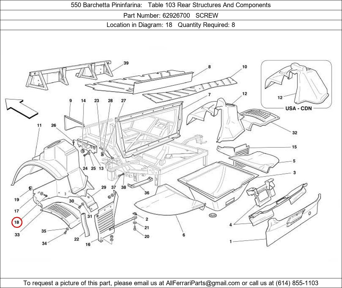 Ferrari Part 62926700