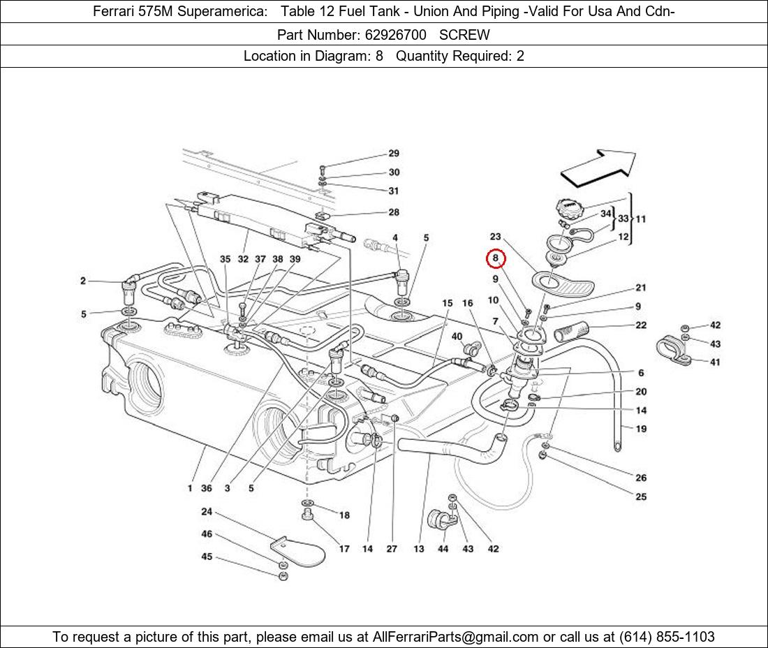 Ferrari Part 62926700