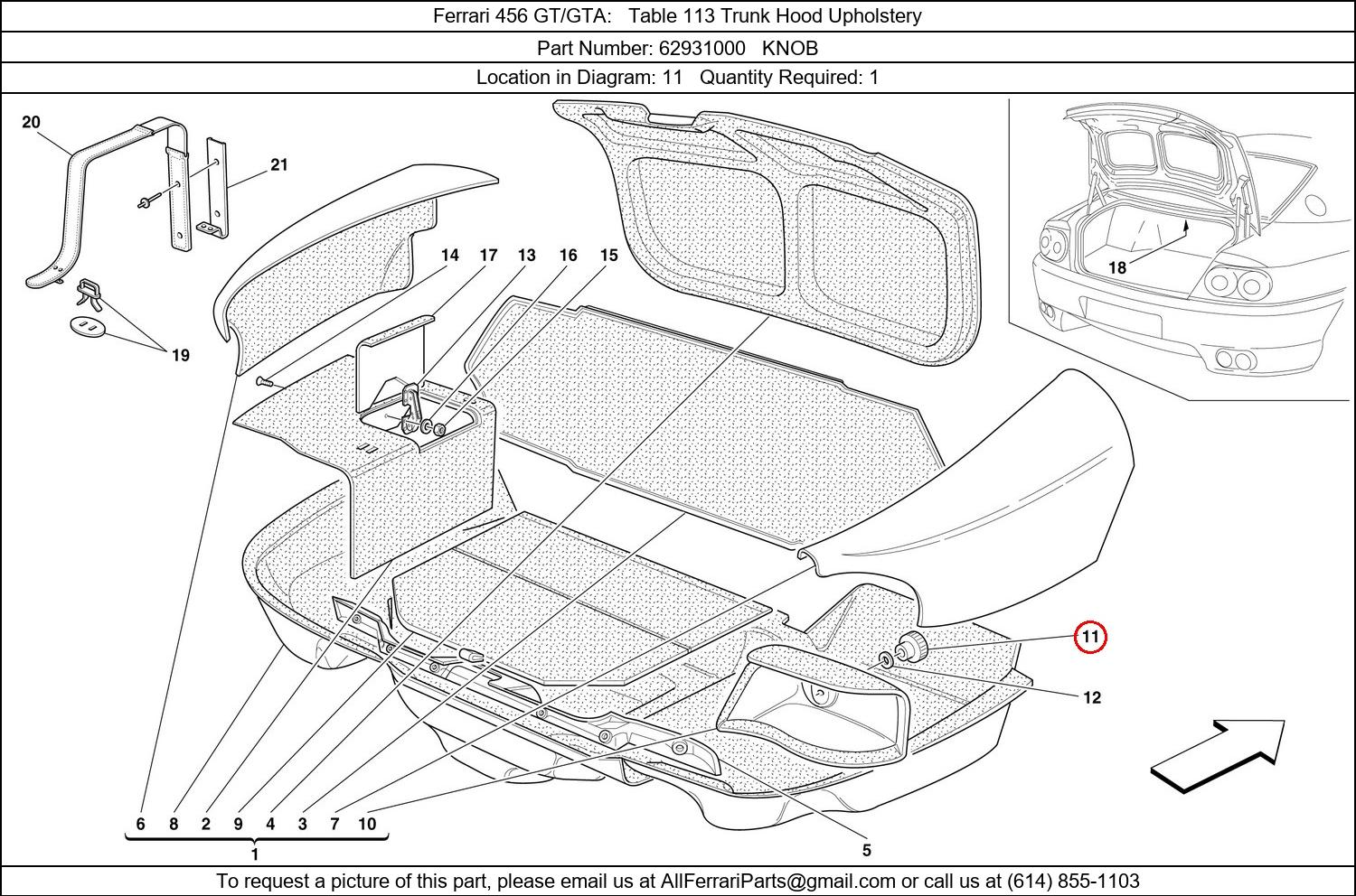 Ferrari Part 62931000