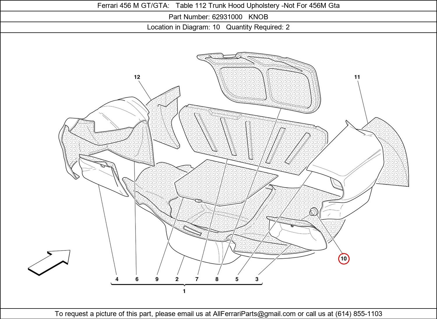 Ferrari Part 62931000