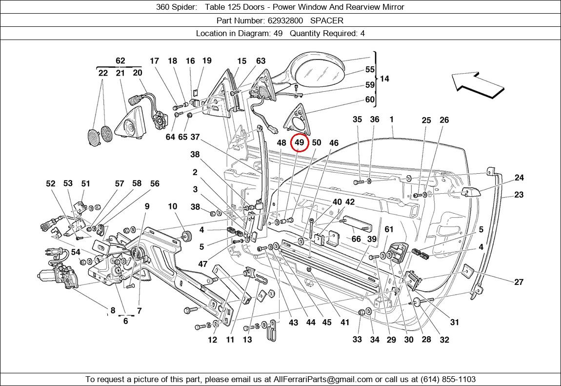 Ferrari Part 62932800