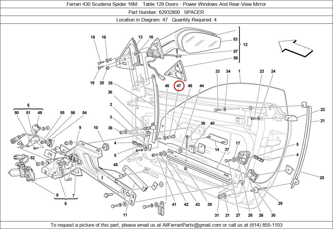 Ferrari Part 62932800