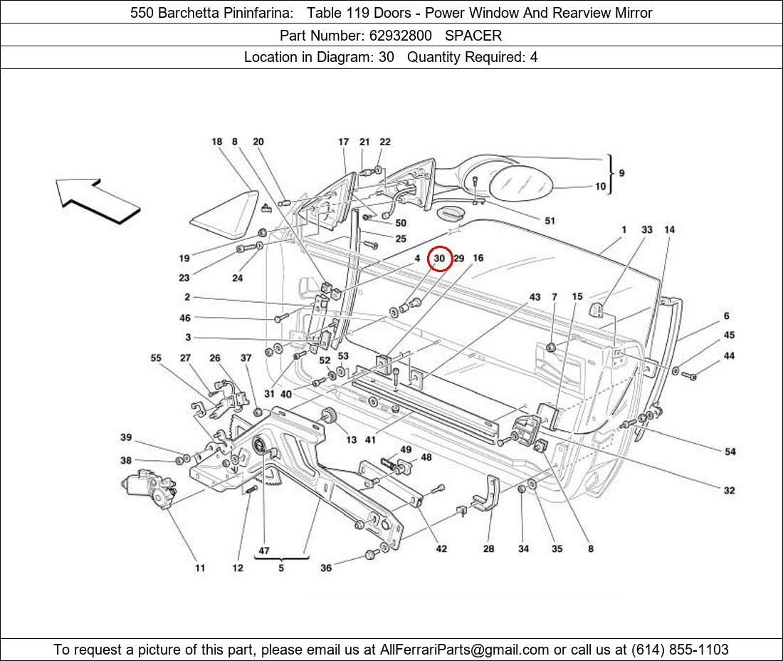 Ferrari Part 62932800