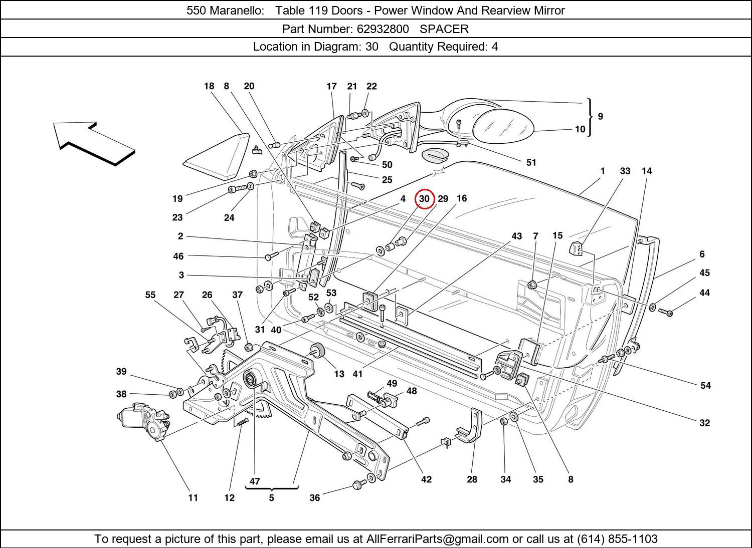 Ferrari Part 62932800