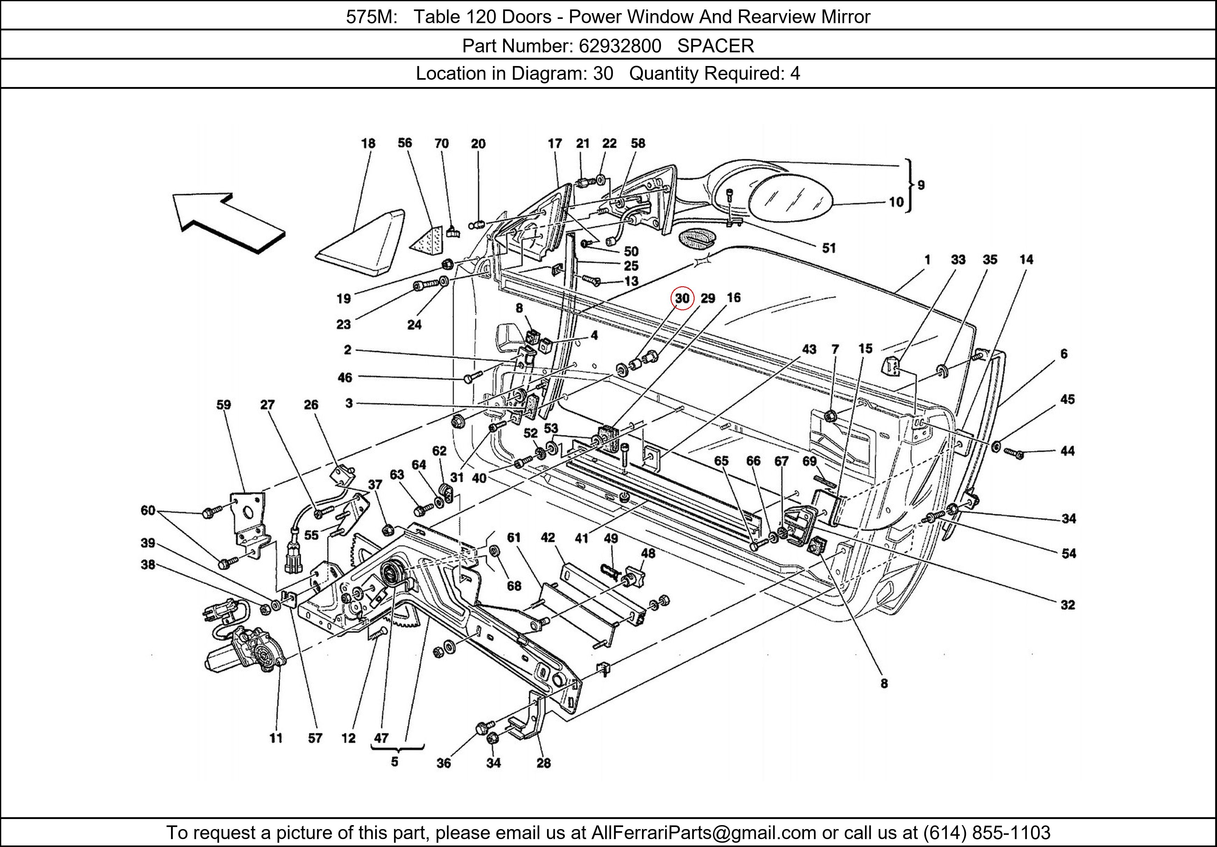 Ferrari Part 62932800