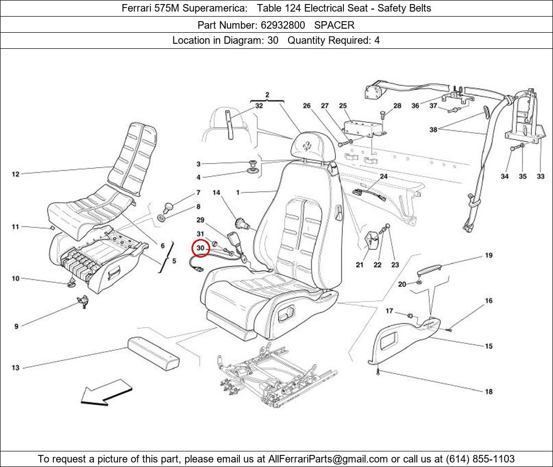 Ferrari Part 62932800