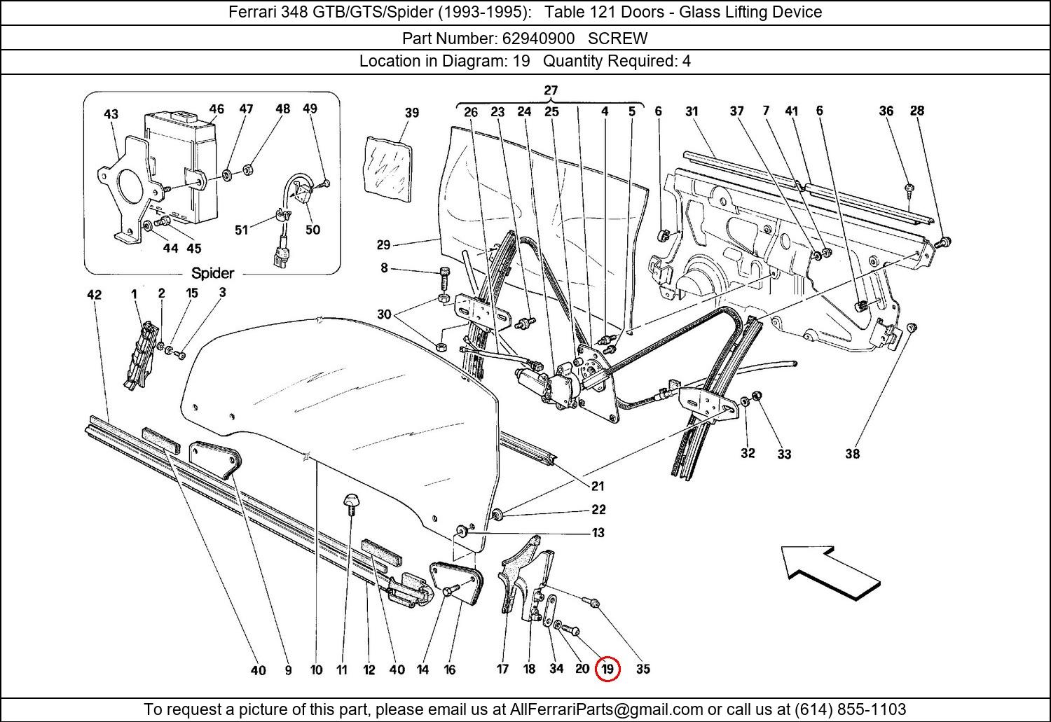 Ferrari Part 62940900