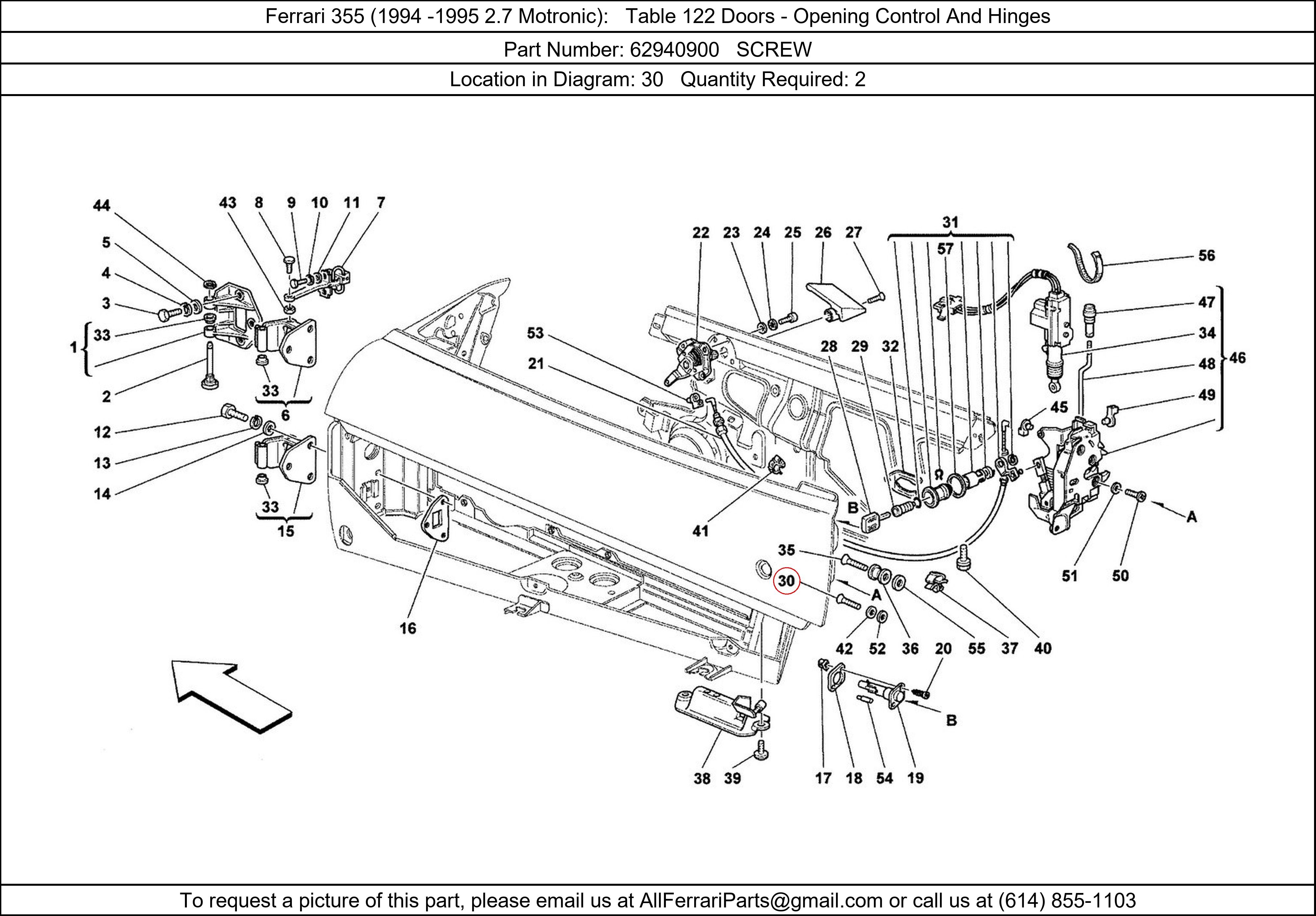 Ferrari Part 62940900