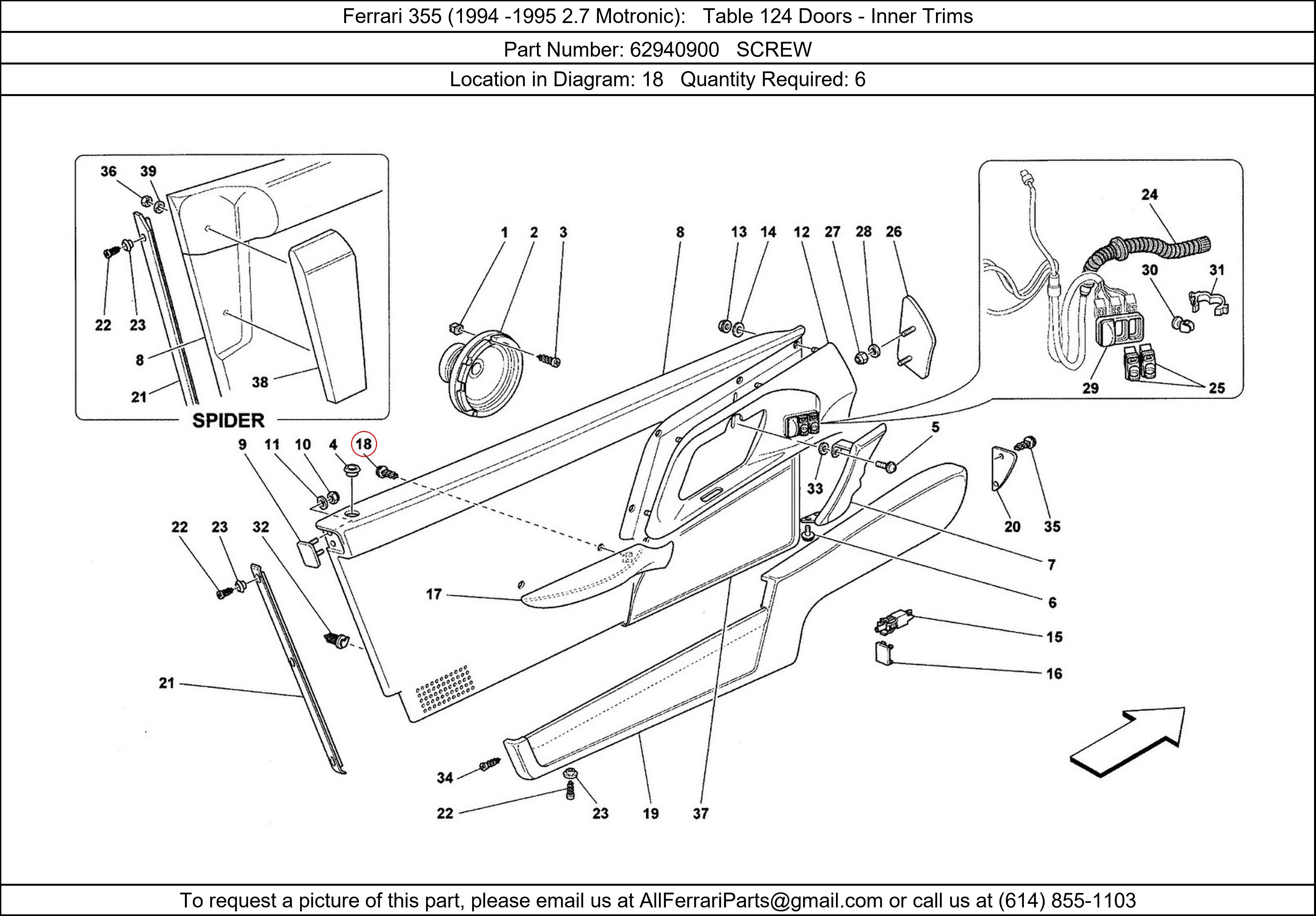 Ferrari Part 62940900