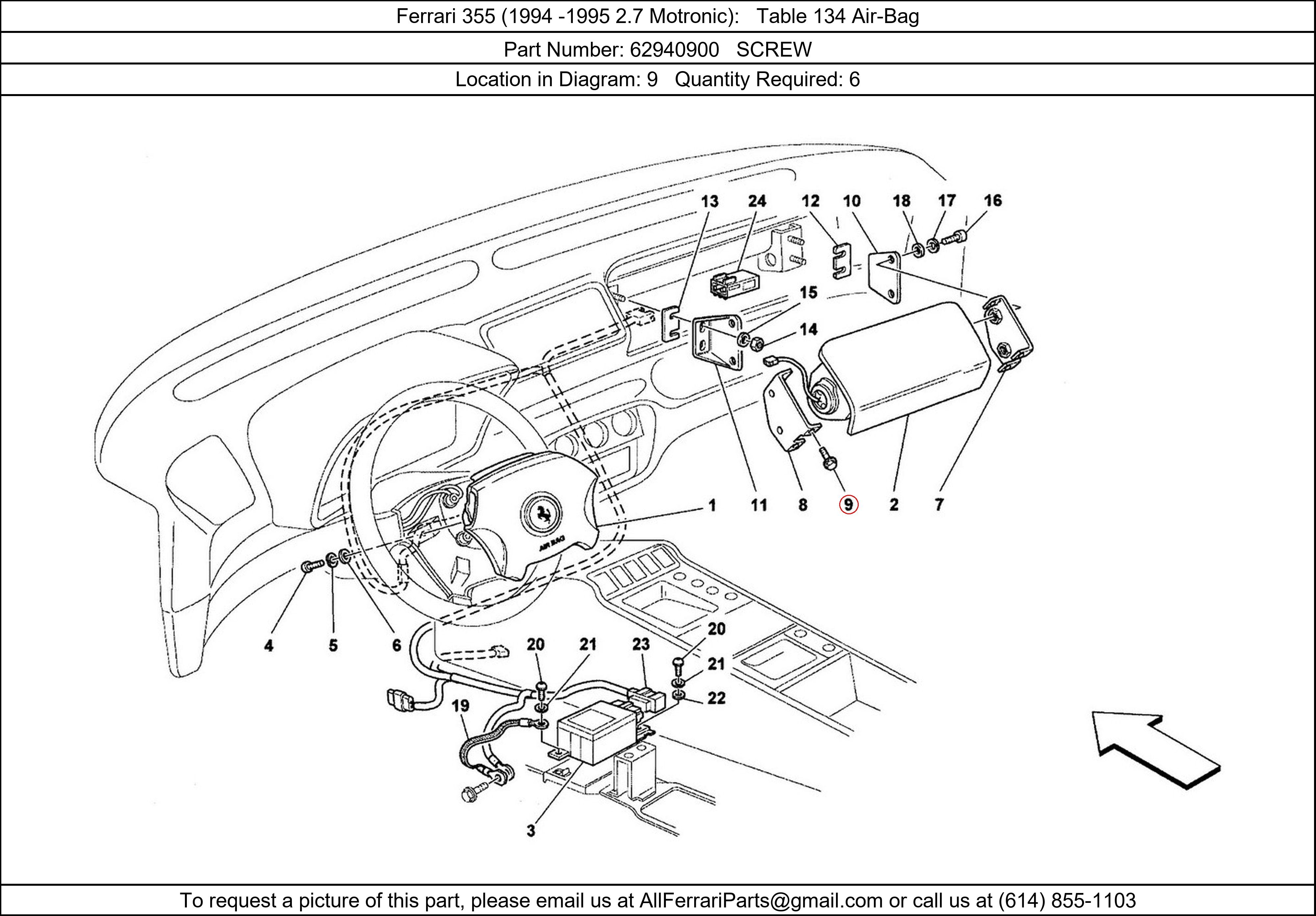 Ferrari Part 62940900