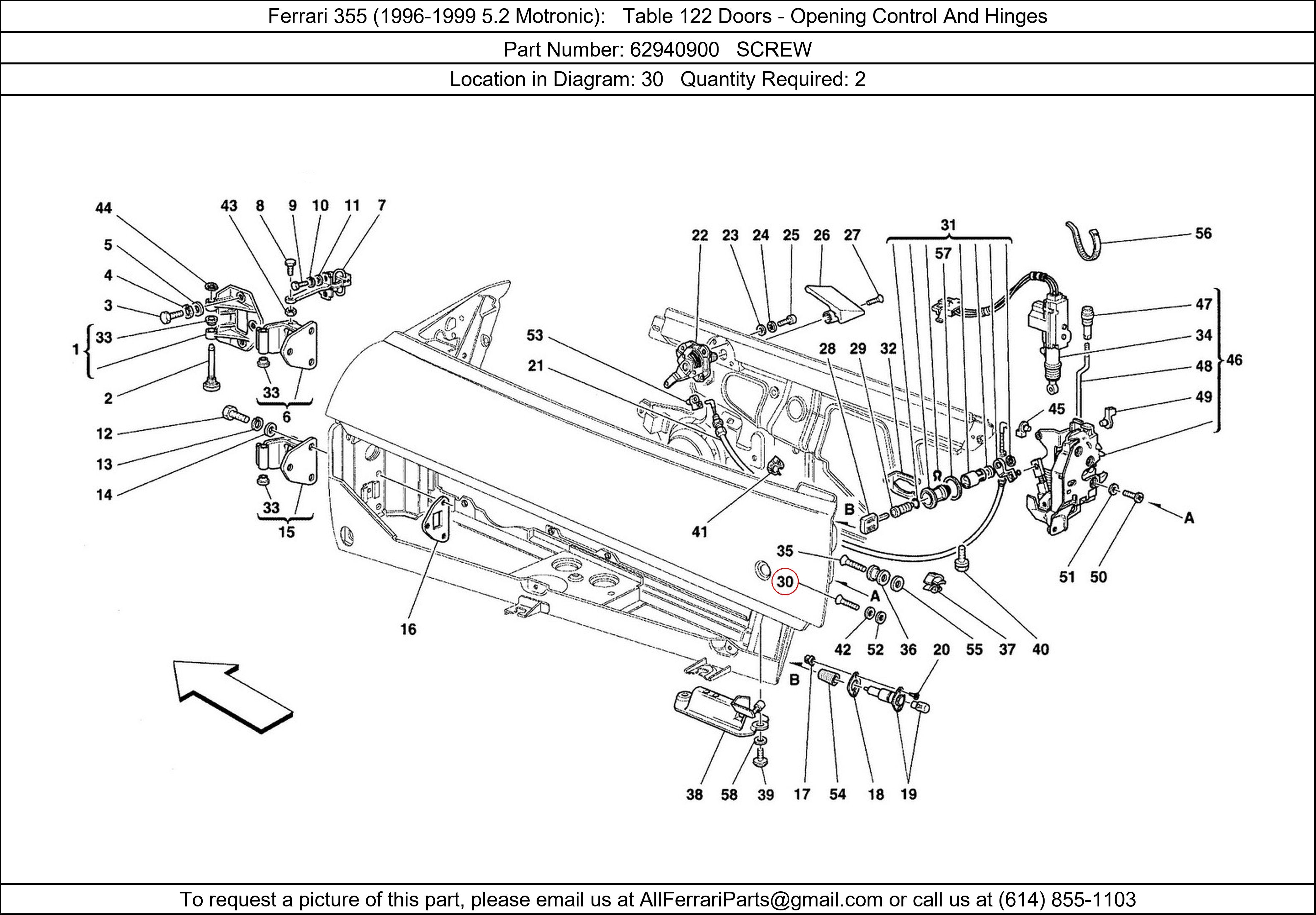 Ferrari Part 62940900