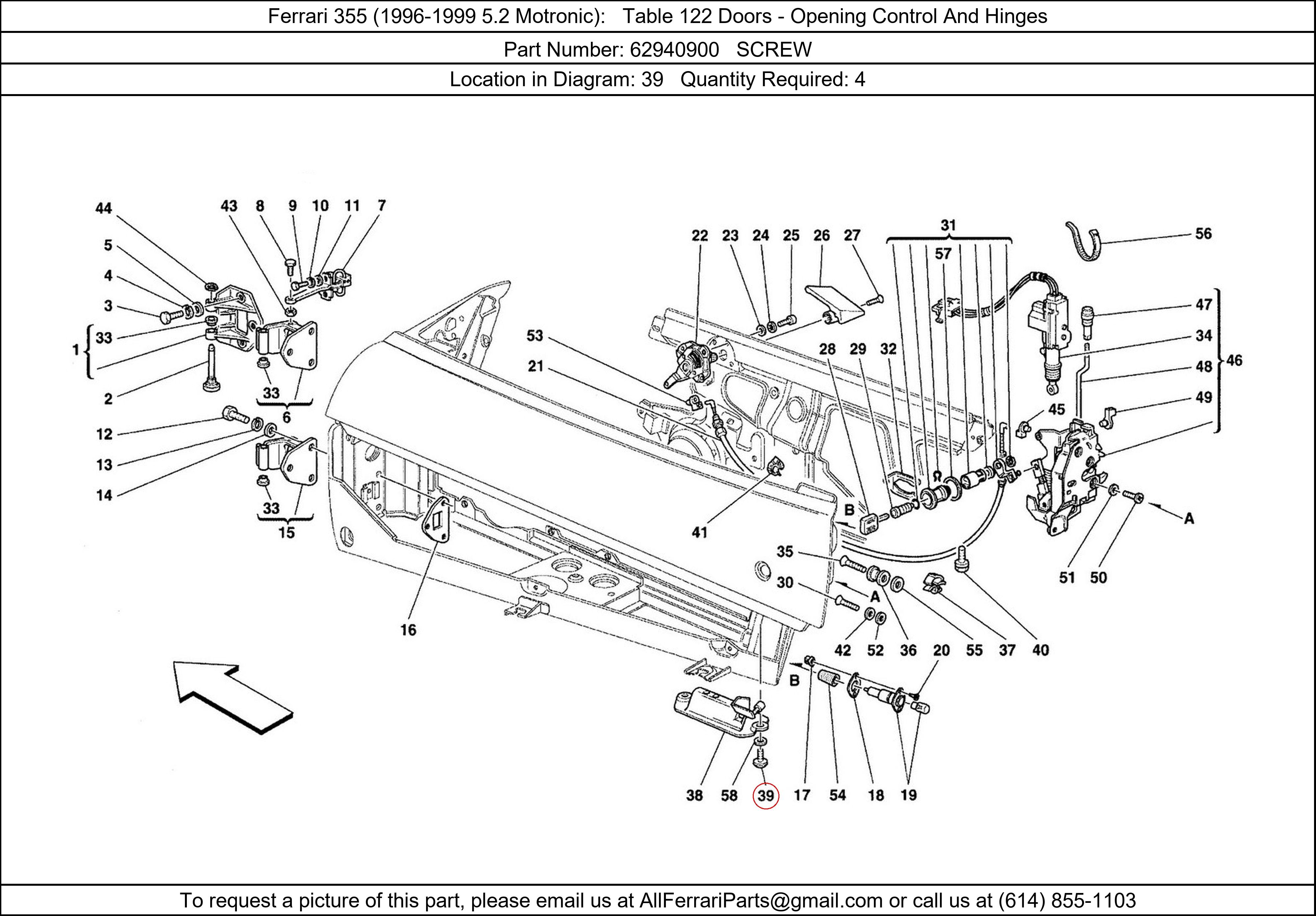 Ferrari Part 62940900