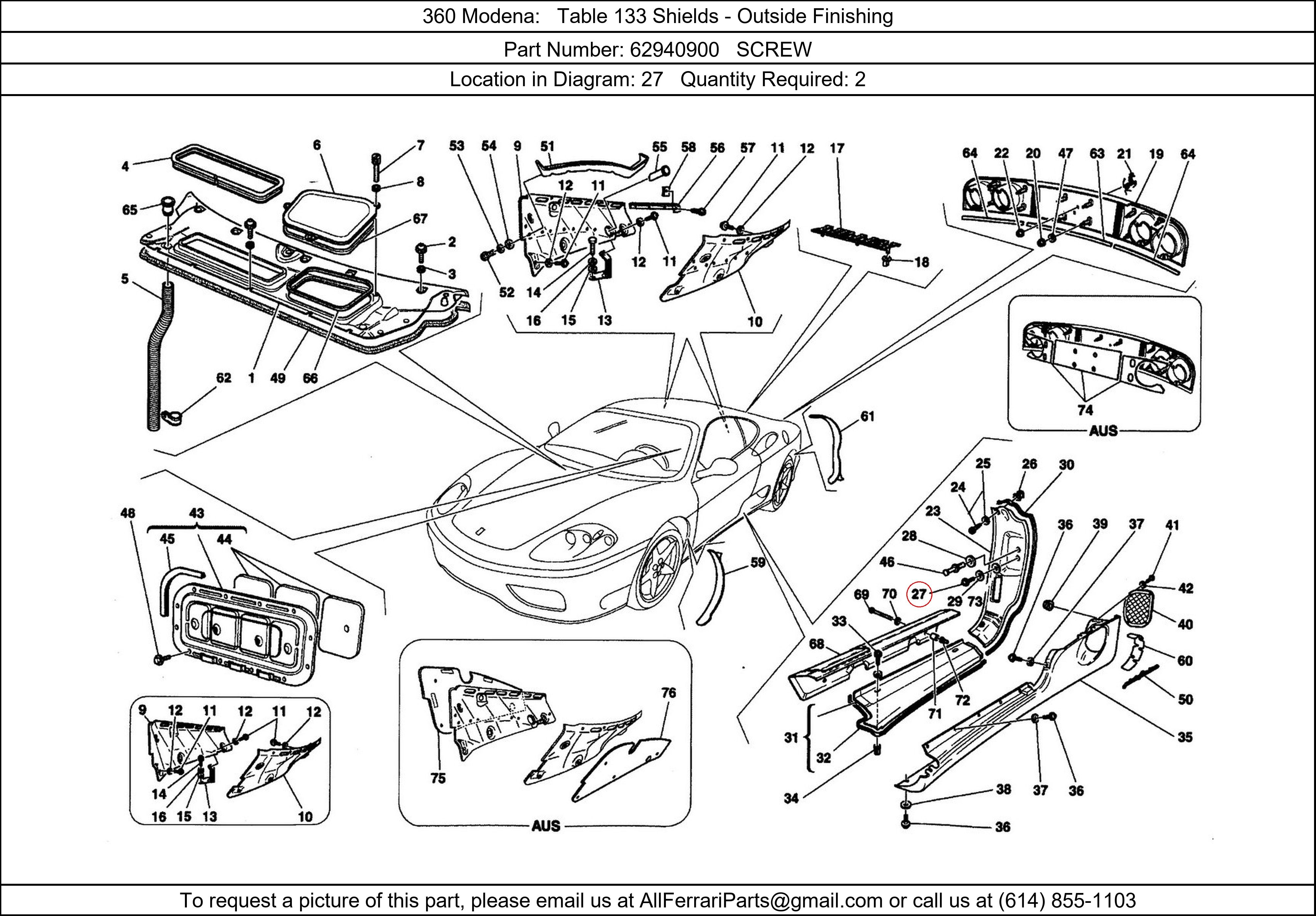 Ferrari Part 62940900