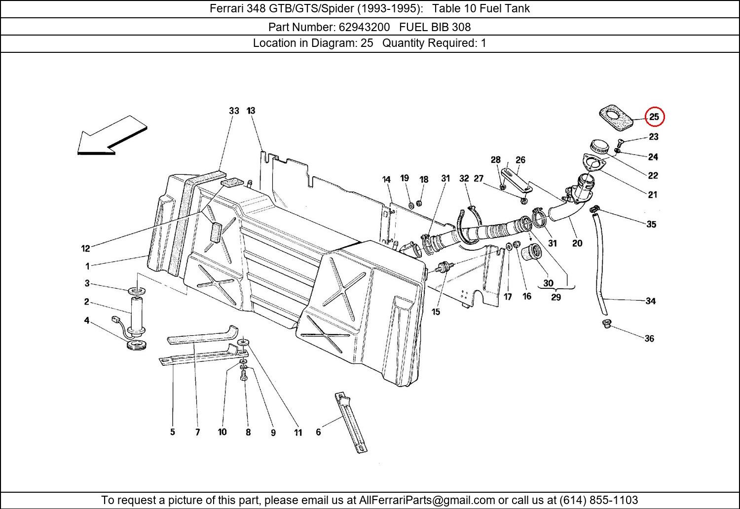 Ferrari Part 62943200