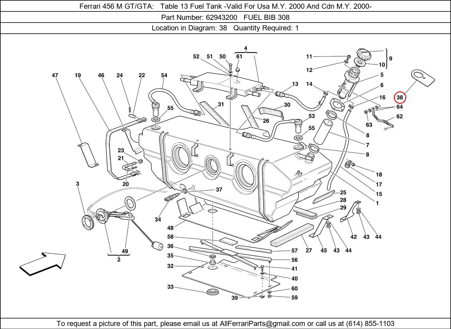 Ferrari Part 62943200