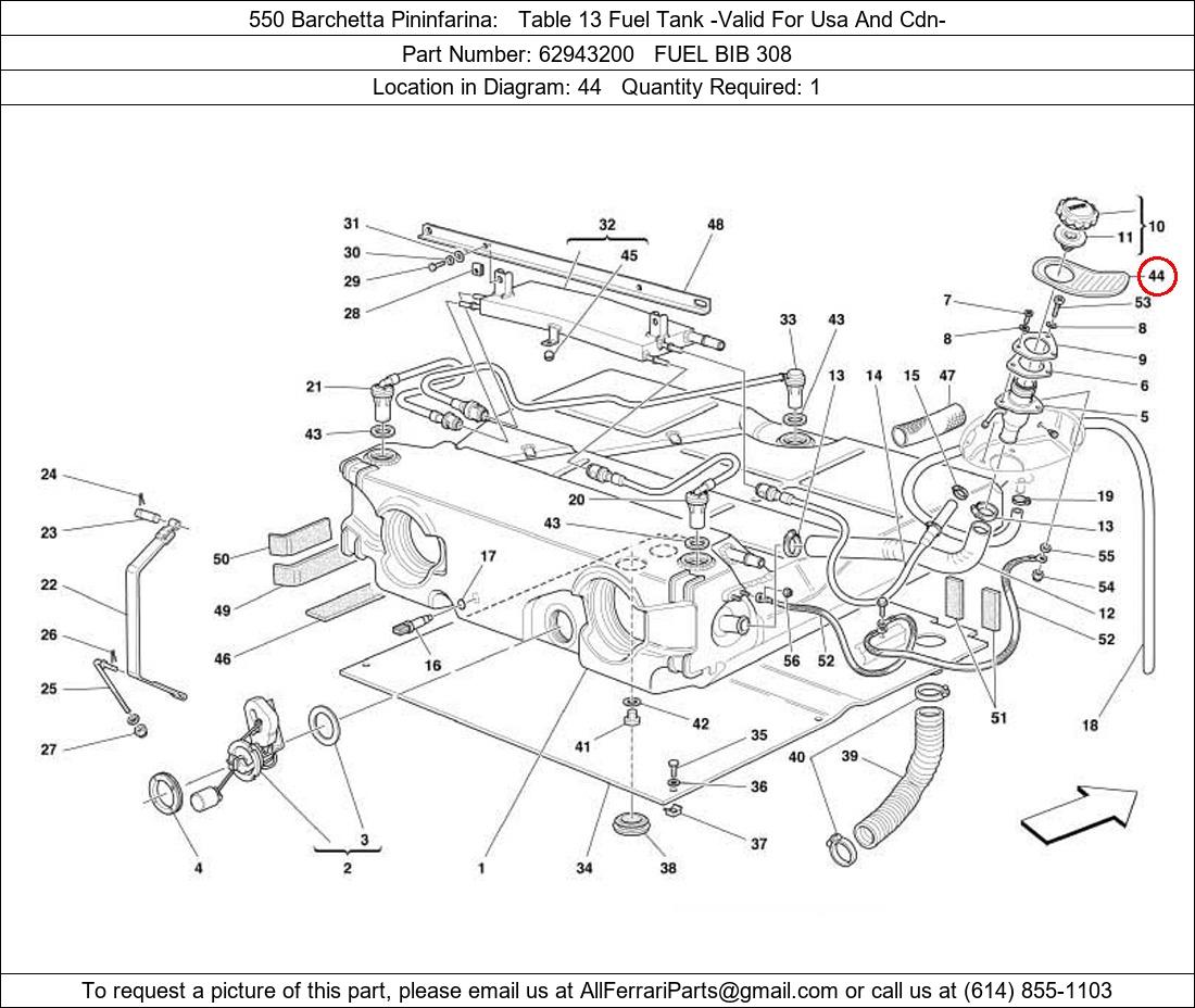 Ferrari Part 62943200