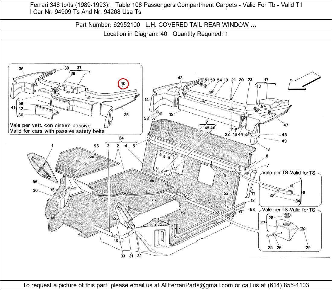 Ferrari Part 62952100