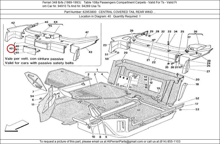 Ferrari Part 62953800