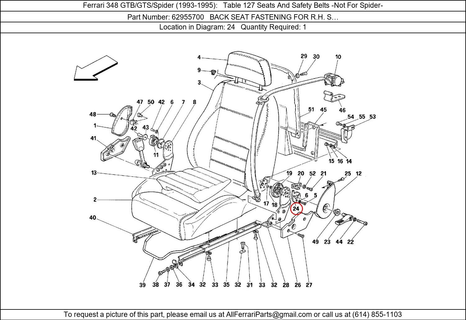 Ferrari Part 62955700