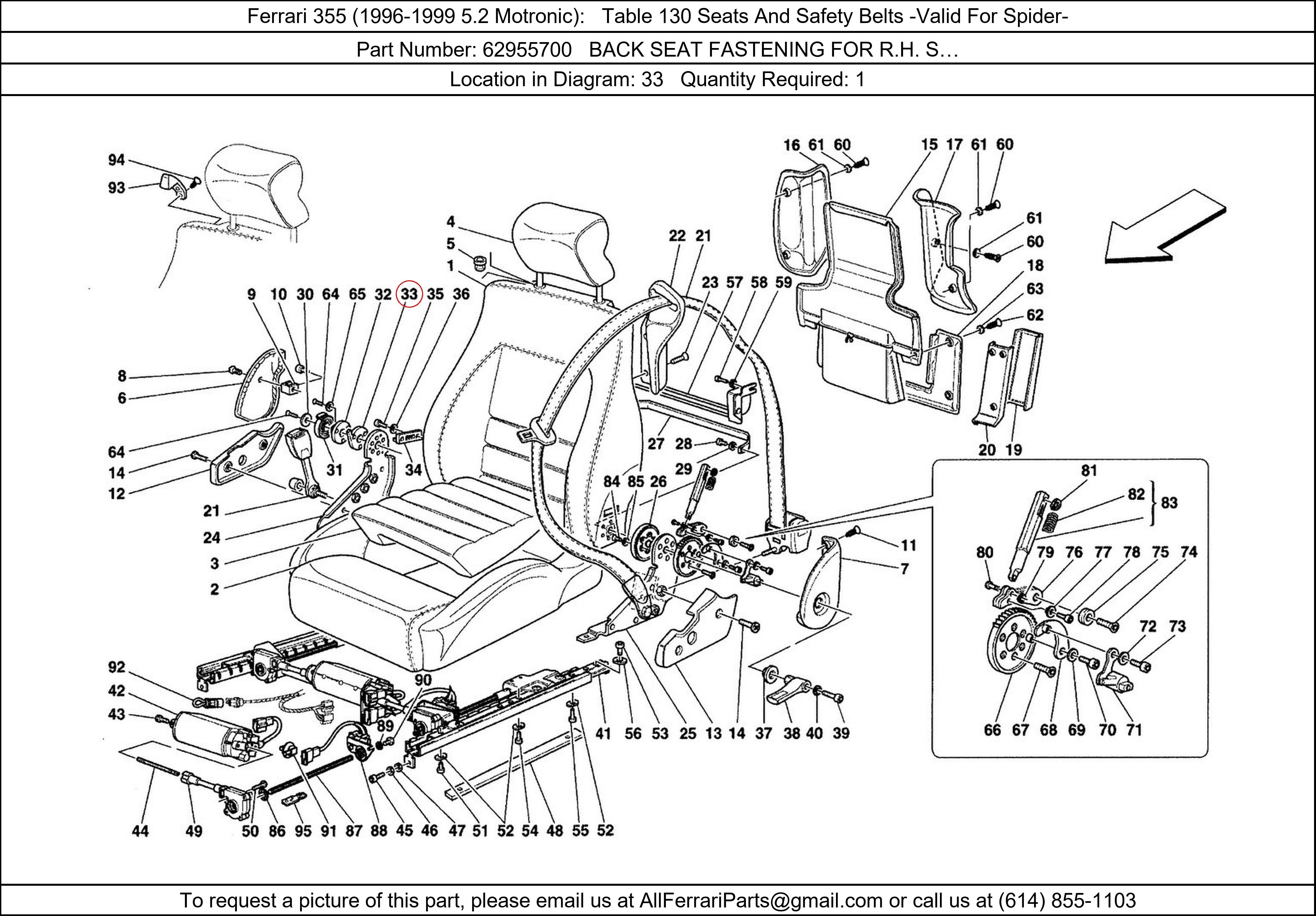 Ferrari Part 62955700