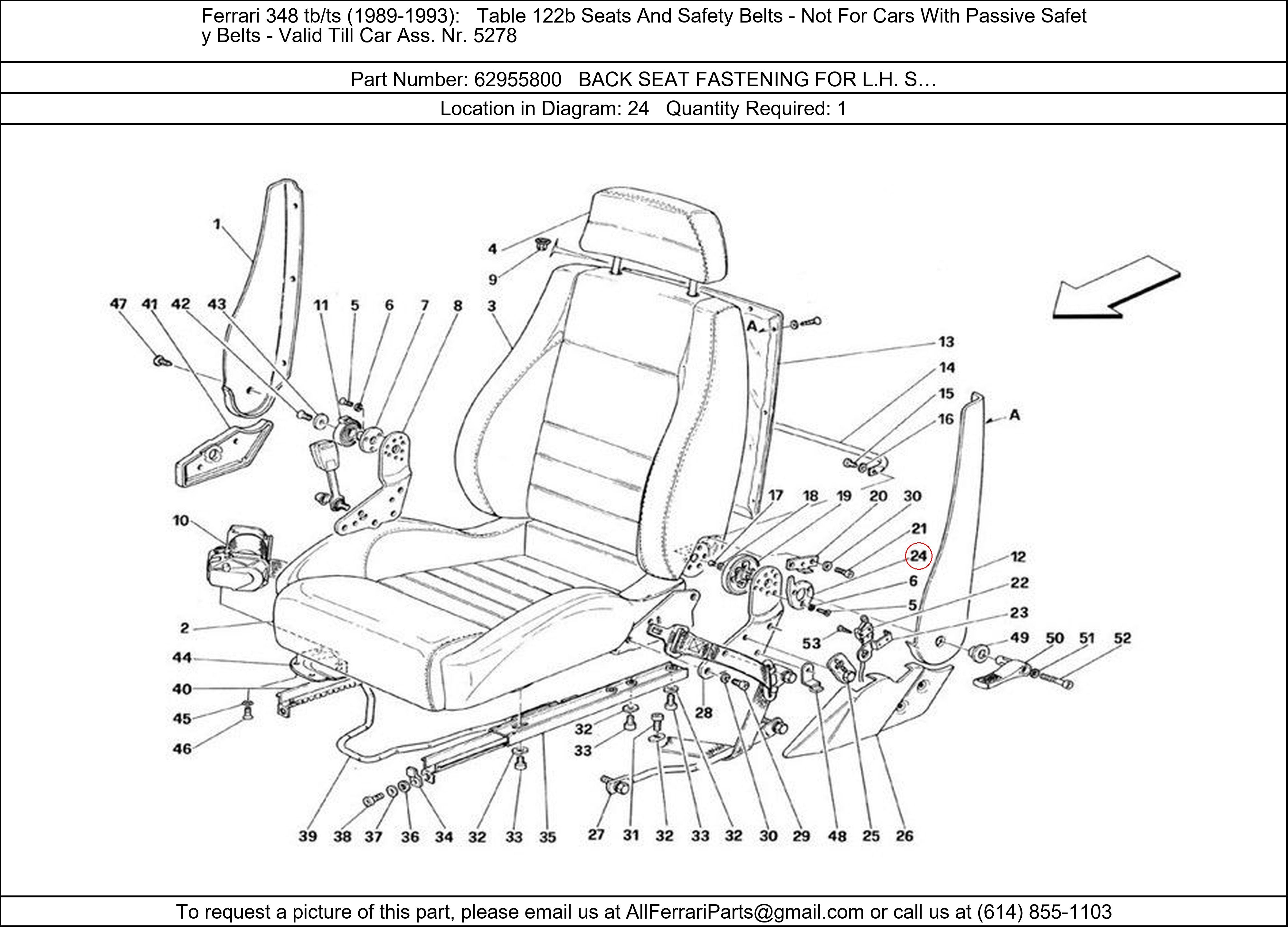 Ferrari Part 62955800