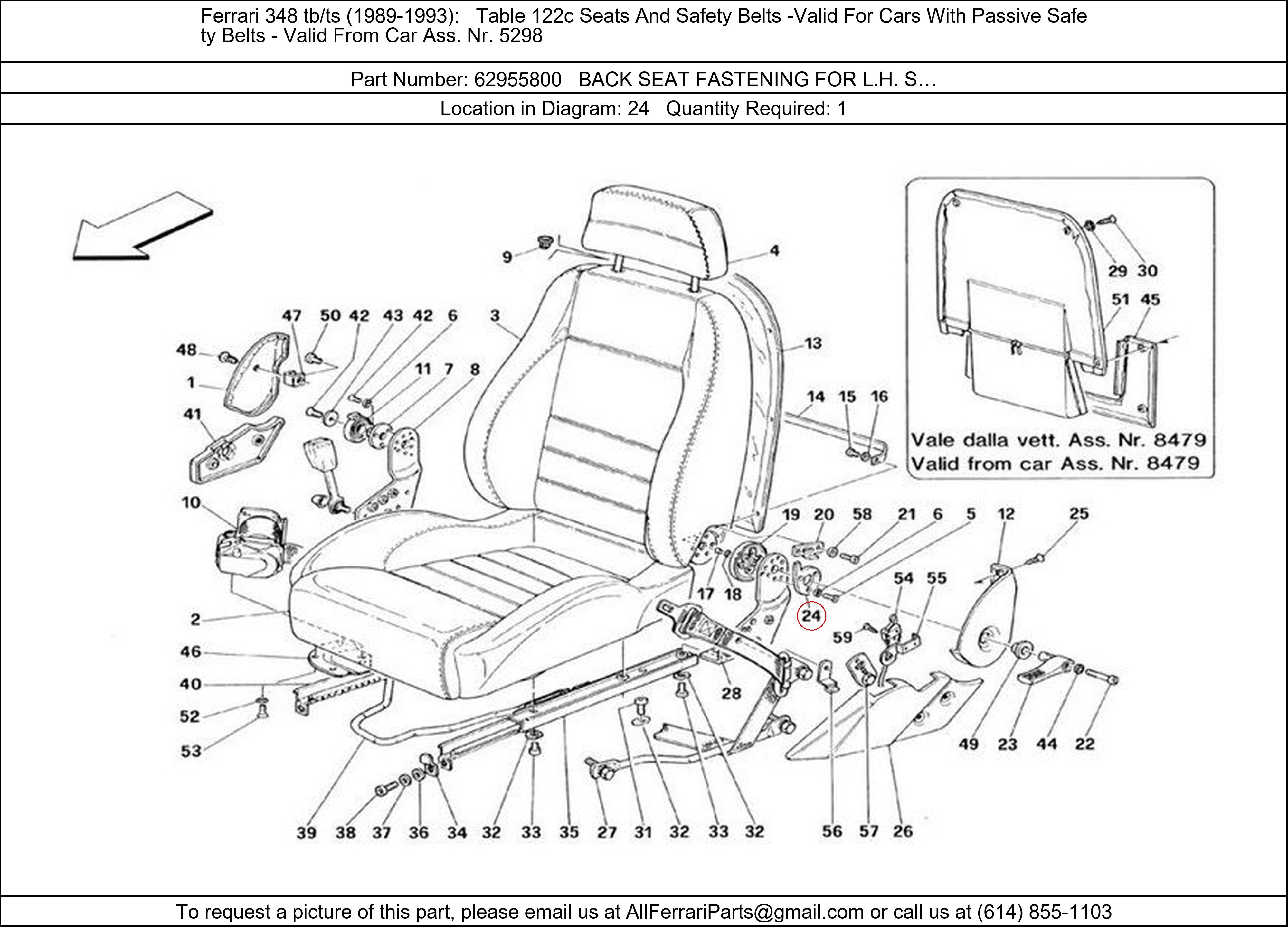 Ferrari Part 62955800