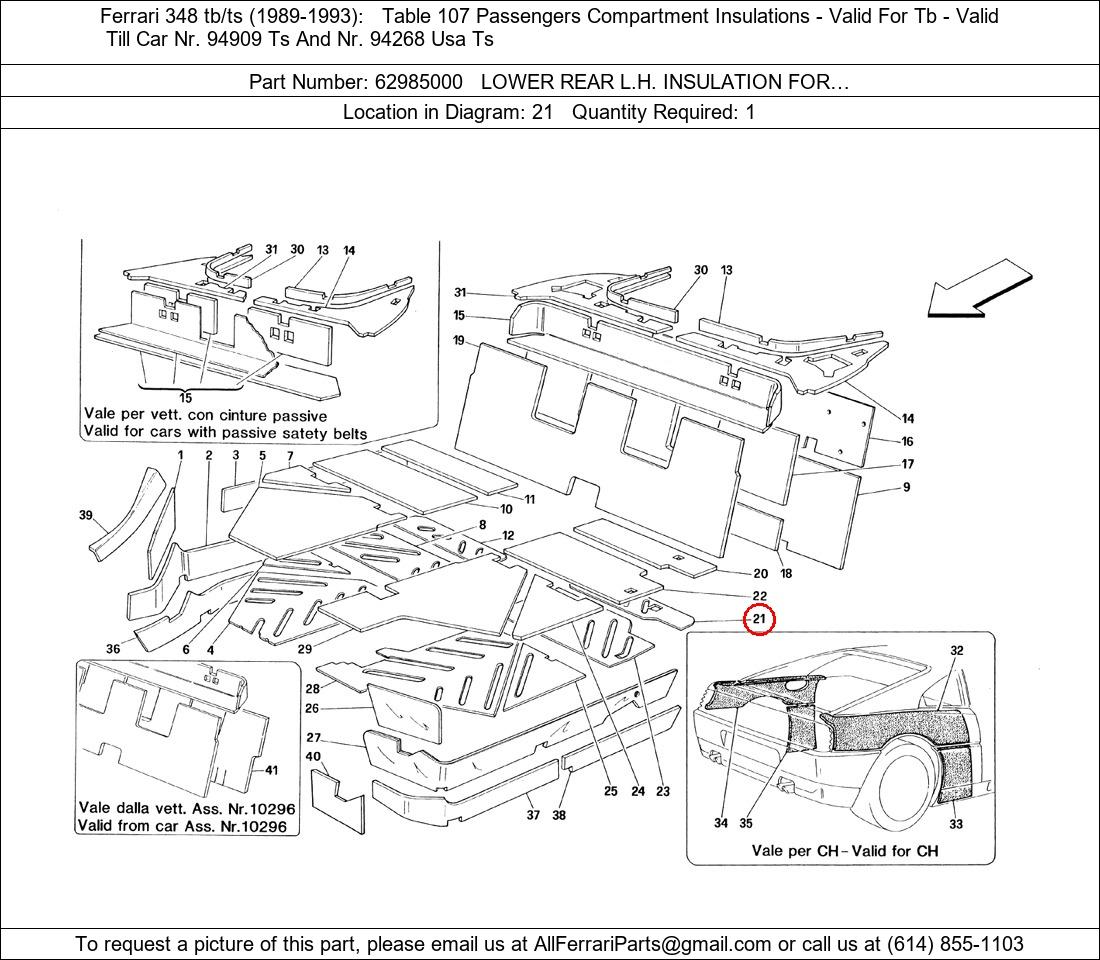 Ferrari Part 62985000