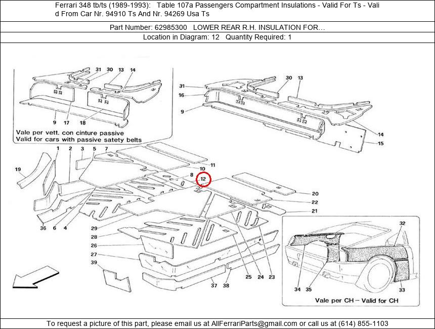 Ferrari Part 62985300