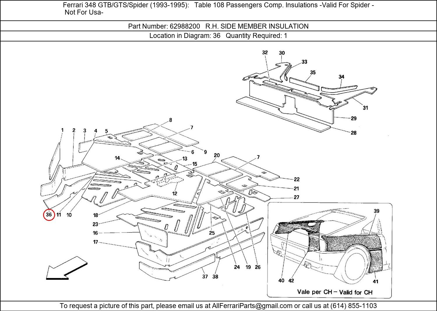 Ferrari Part 62988200