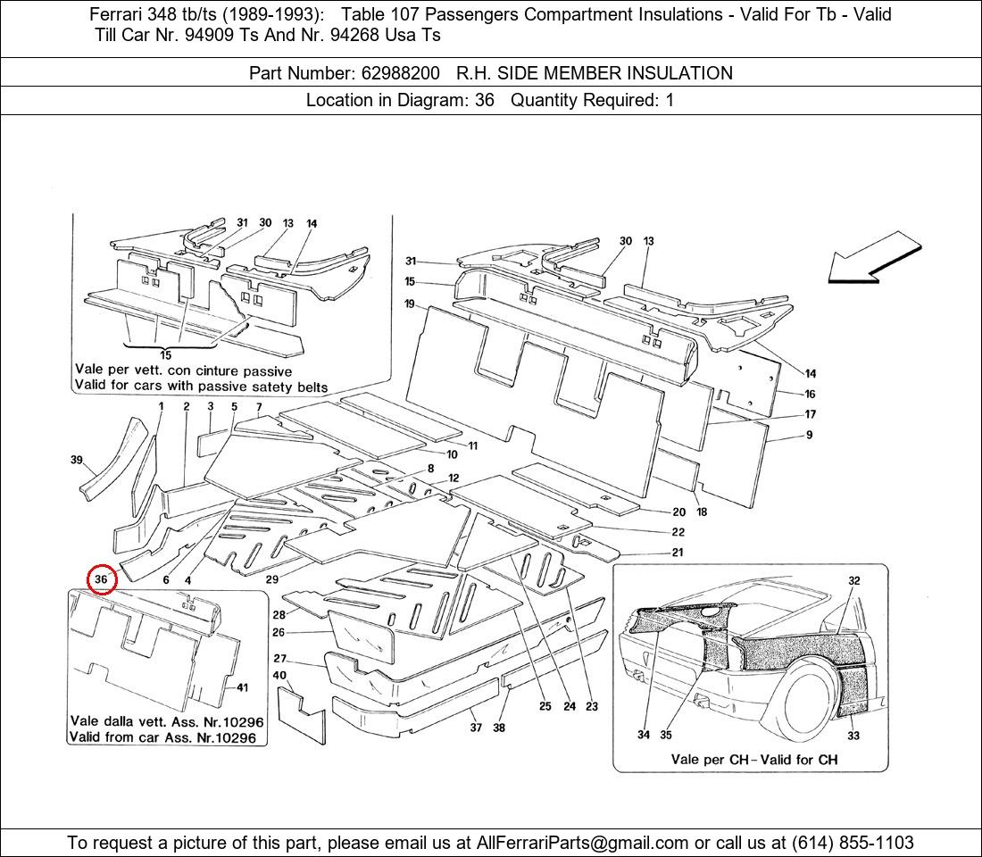 Ferrari Part 62988200