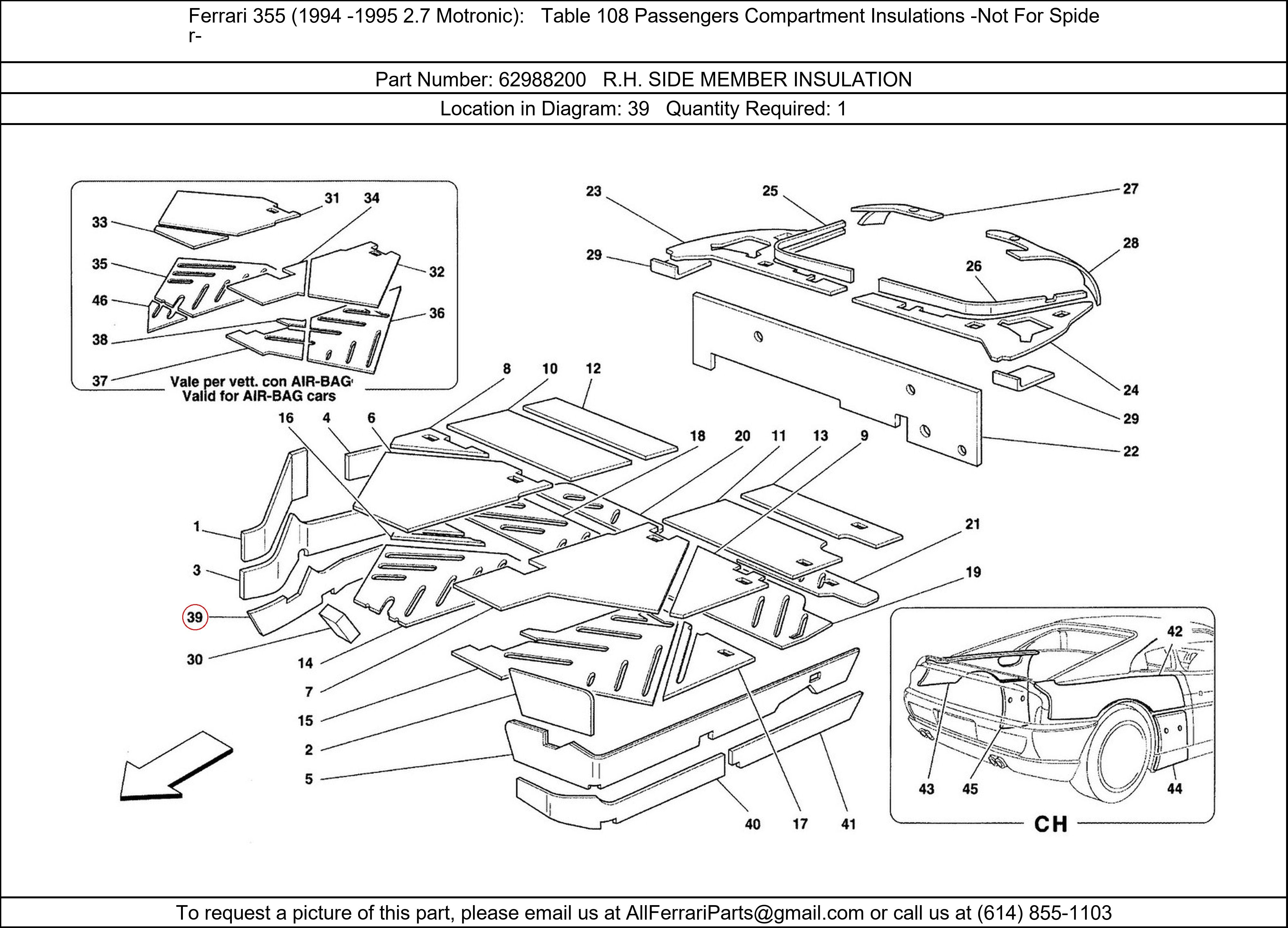 Ferrari Part 62988200